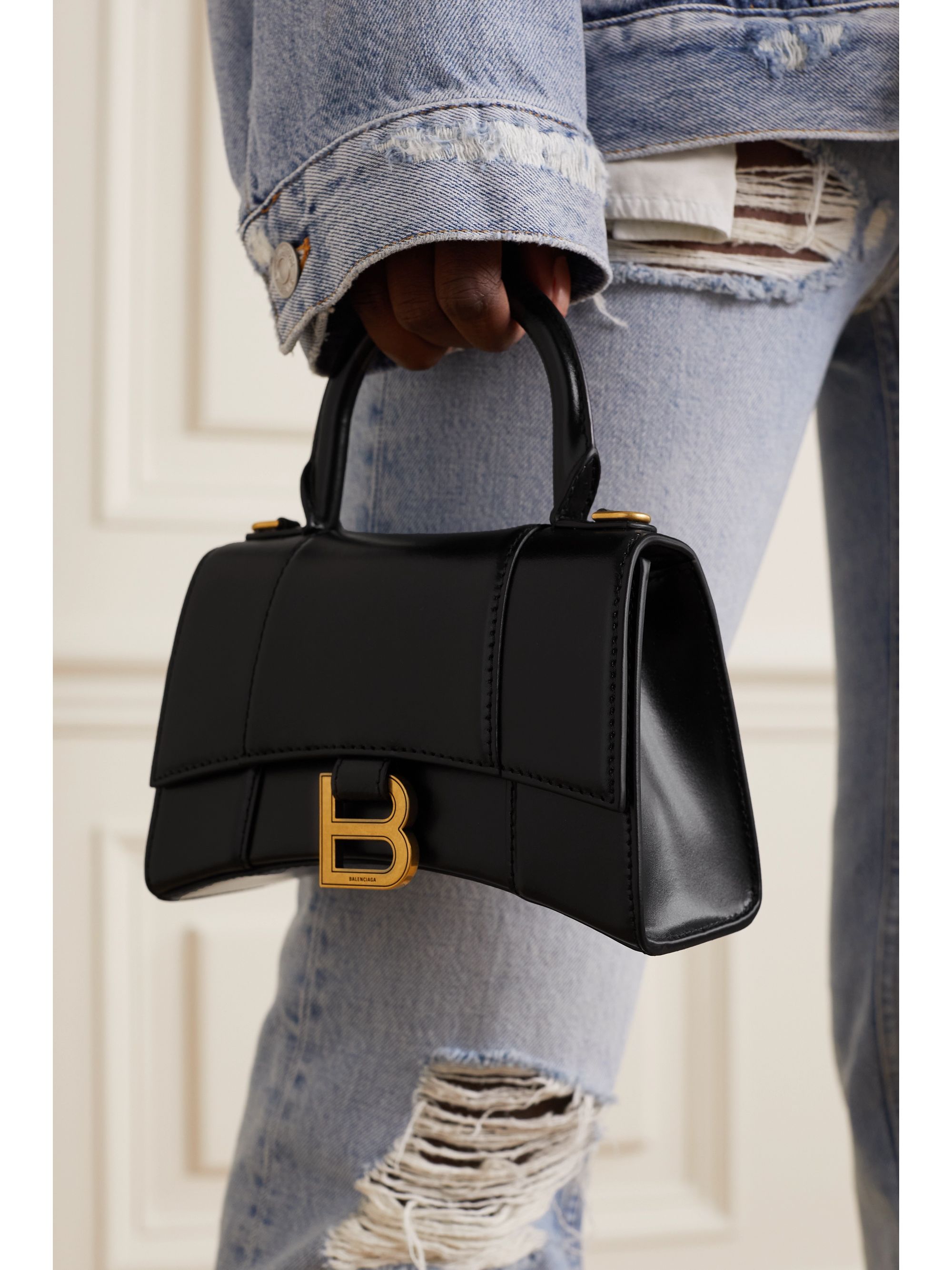 balenciaga hourglass bag xs