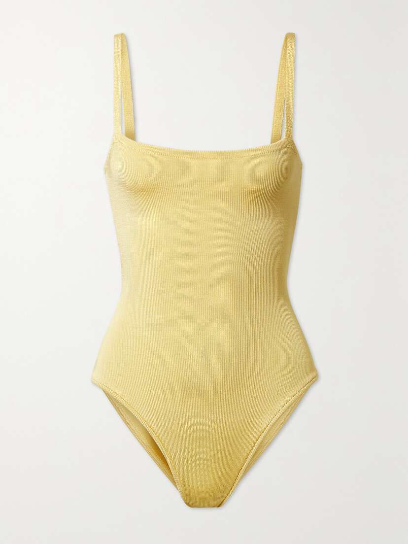 Calle Del Mar + Net Sustain Ribbed-knit Bodysuit