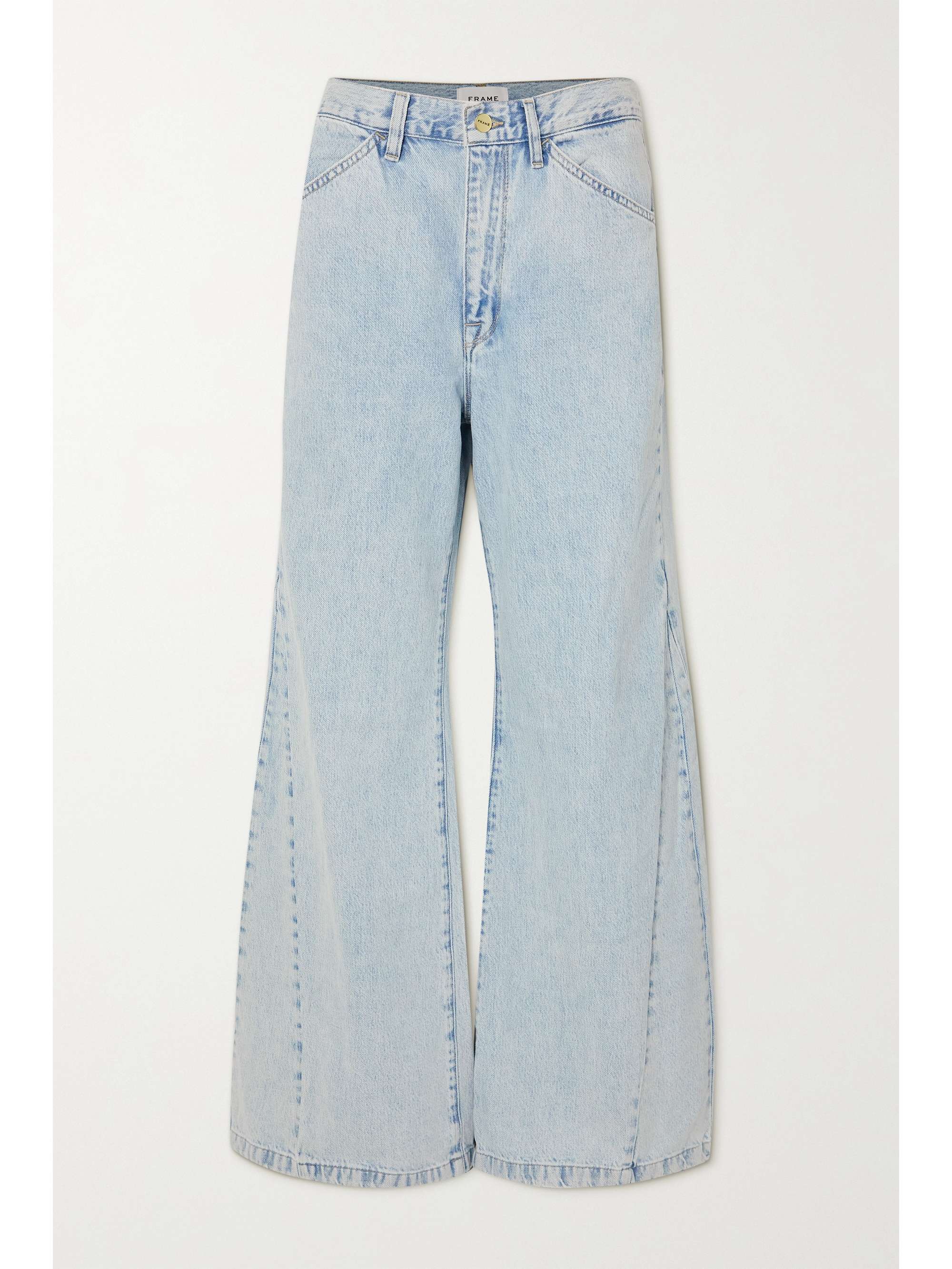 blue jeans wide leg