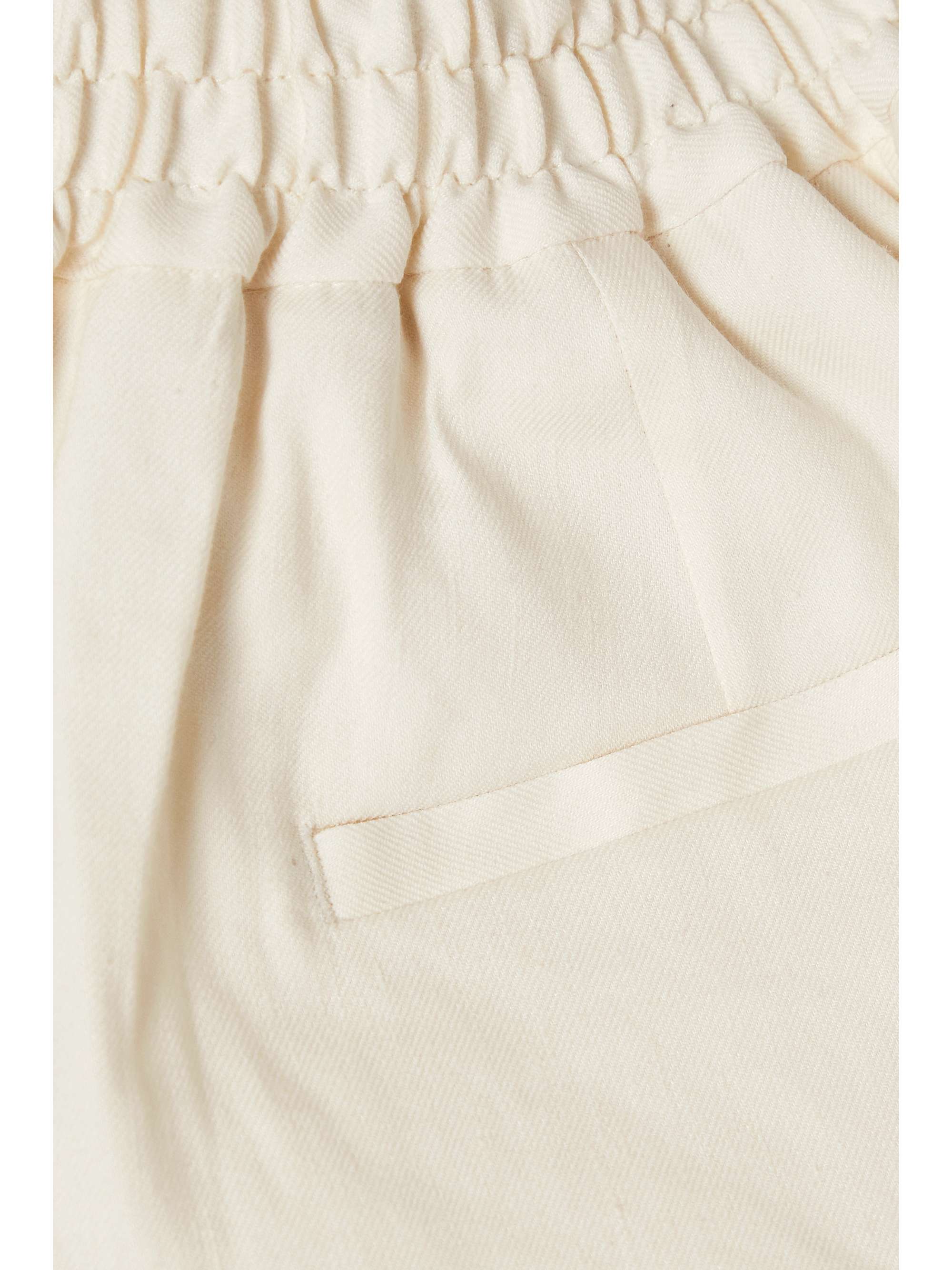 FRAME Organic linen-blend straight-leg pants