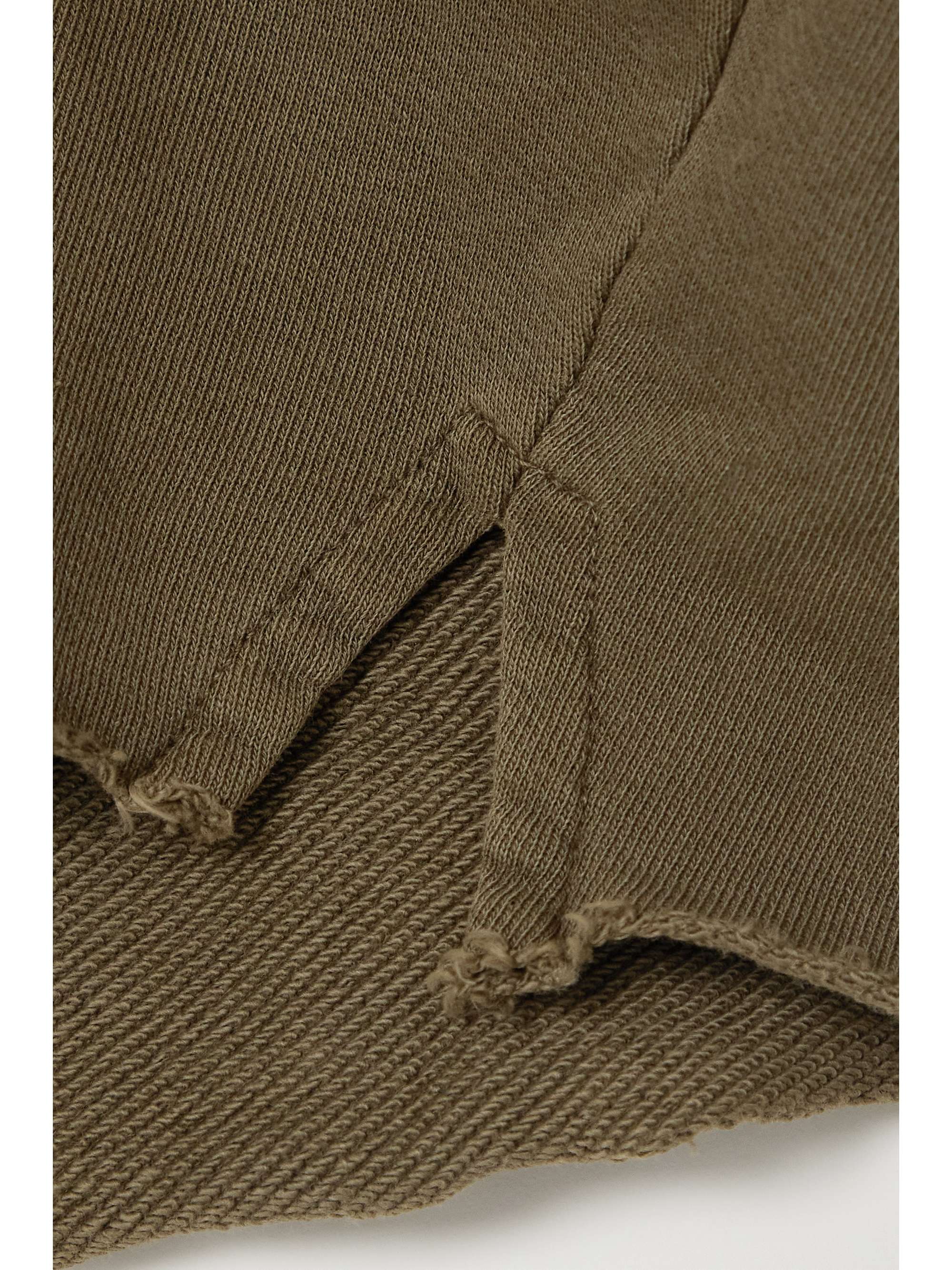 FRAME Organic cotton-terry top
