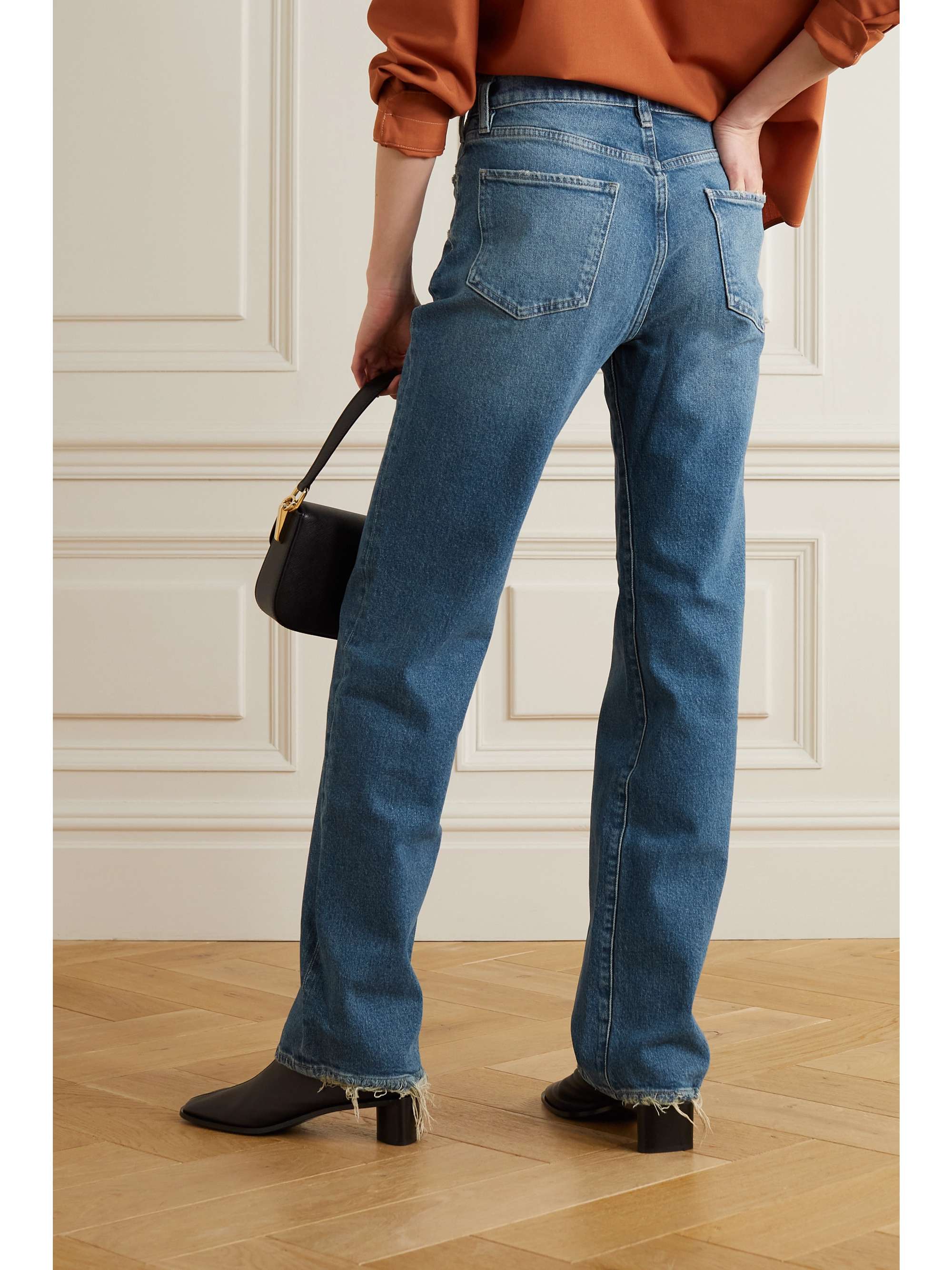rise straight-leg jeans | FRAME 