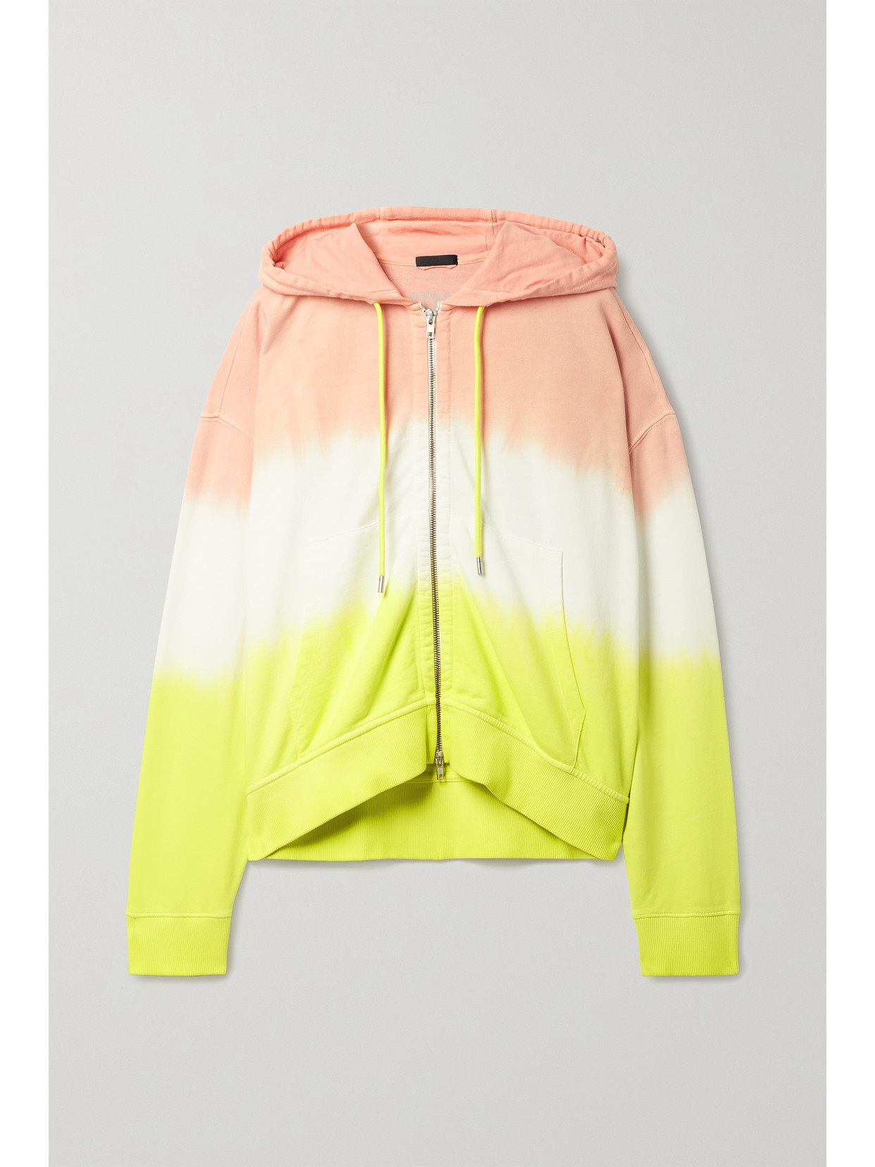 ATM Anthony Thomas Melillo - Tie-dyed French Cotton-terry Hoodie - Pink 22 Awaiting product image