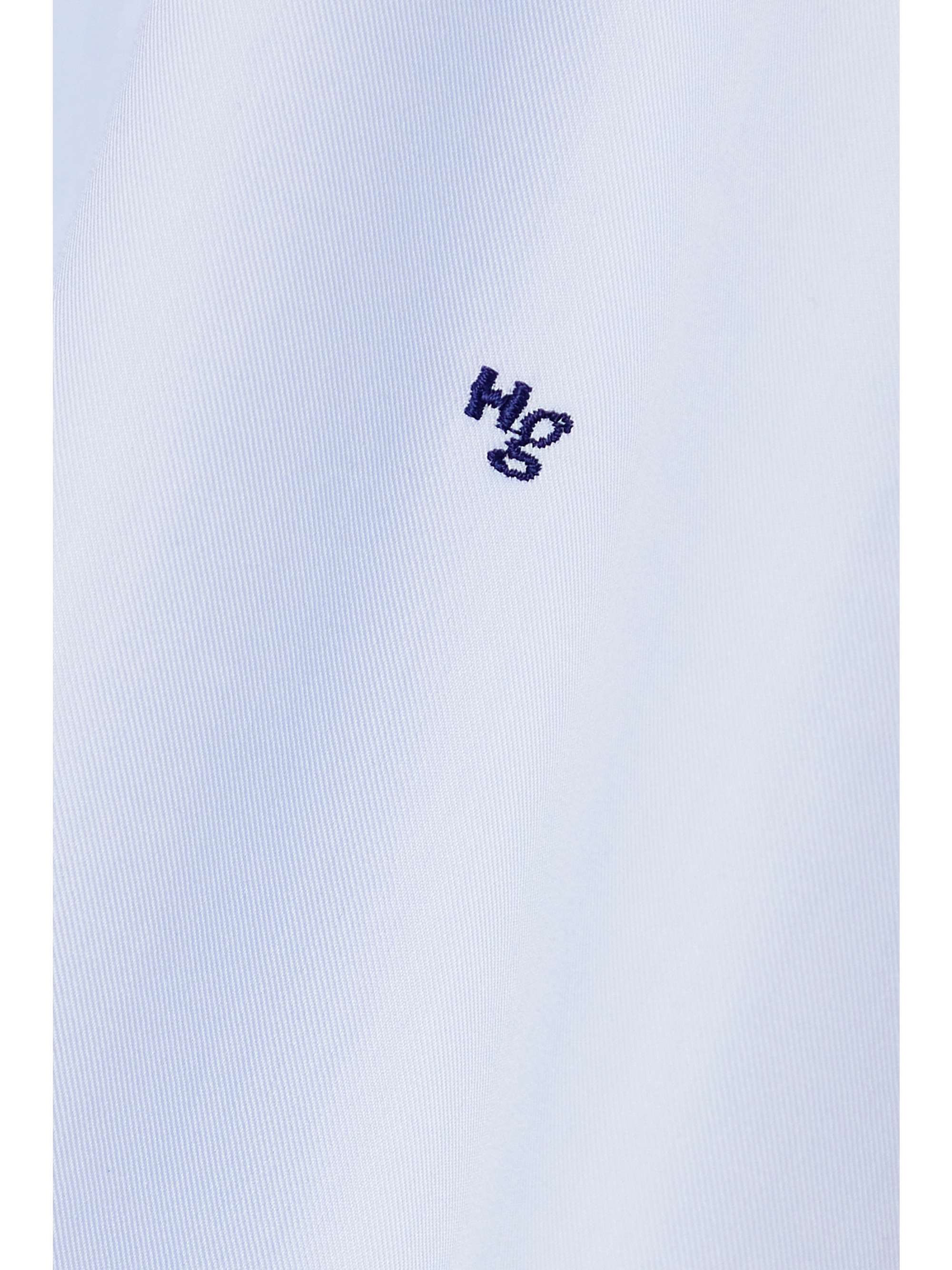 HOMMEGIRLS Embroidered cotton-poplin shirt