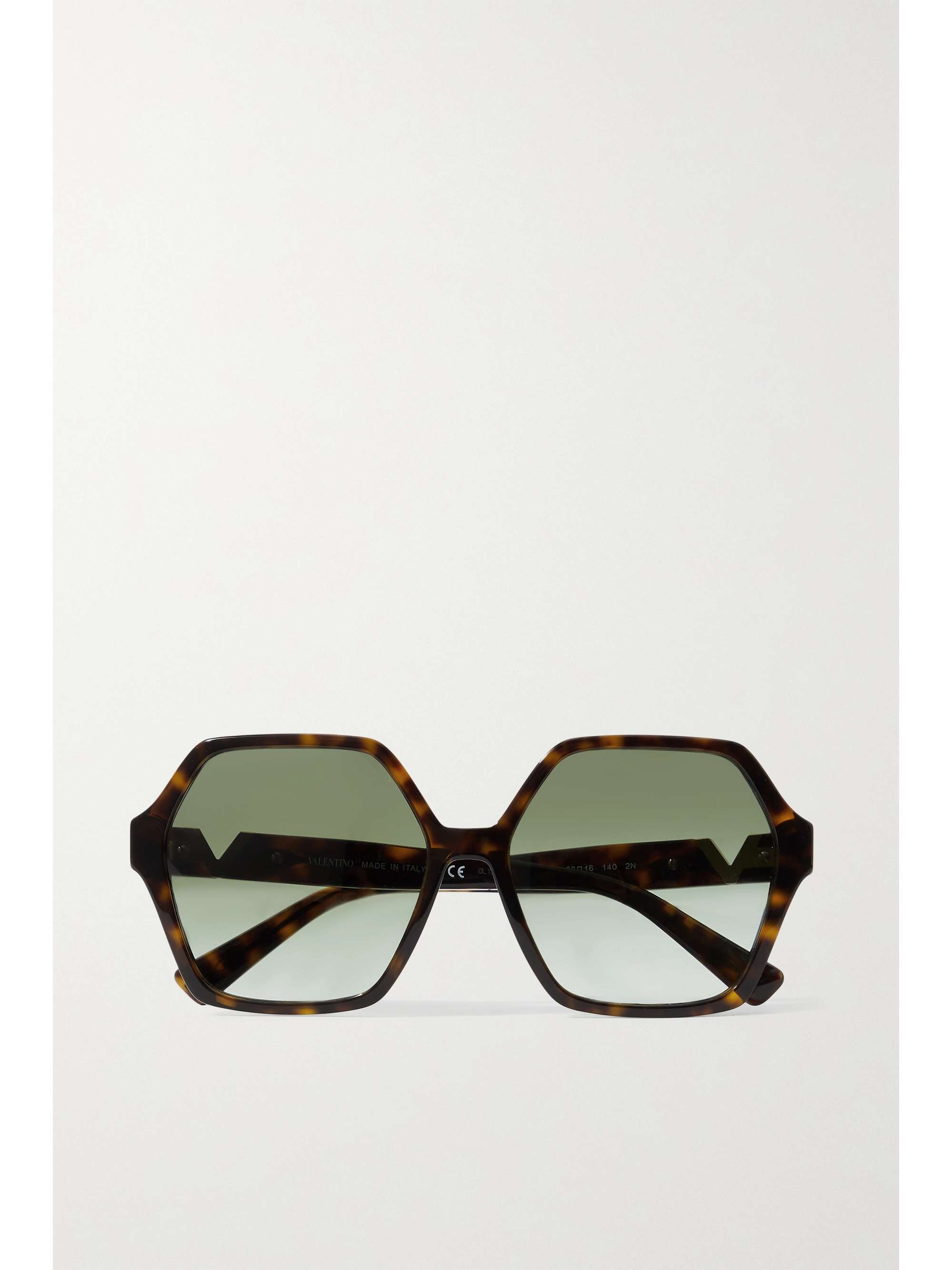 Valentino hexagon sunglasses hotsell