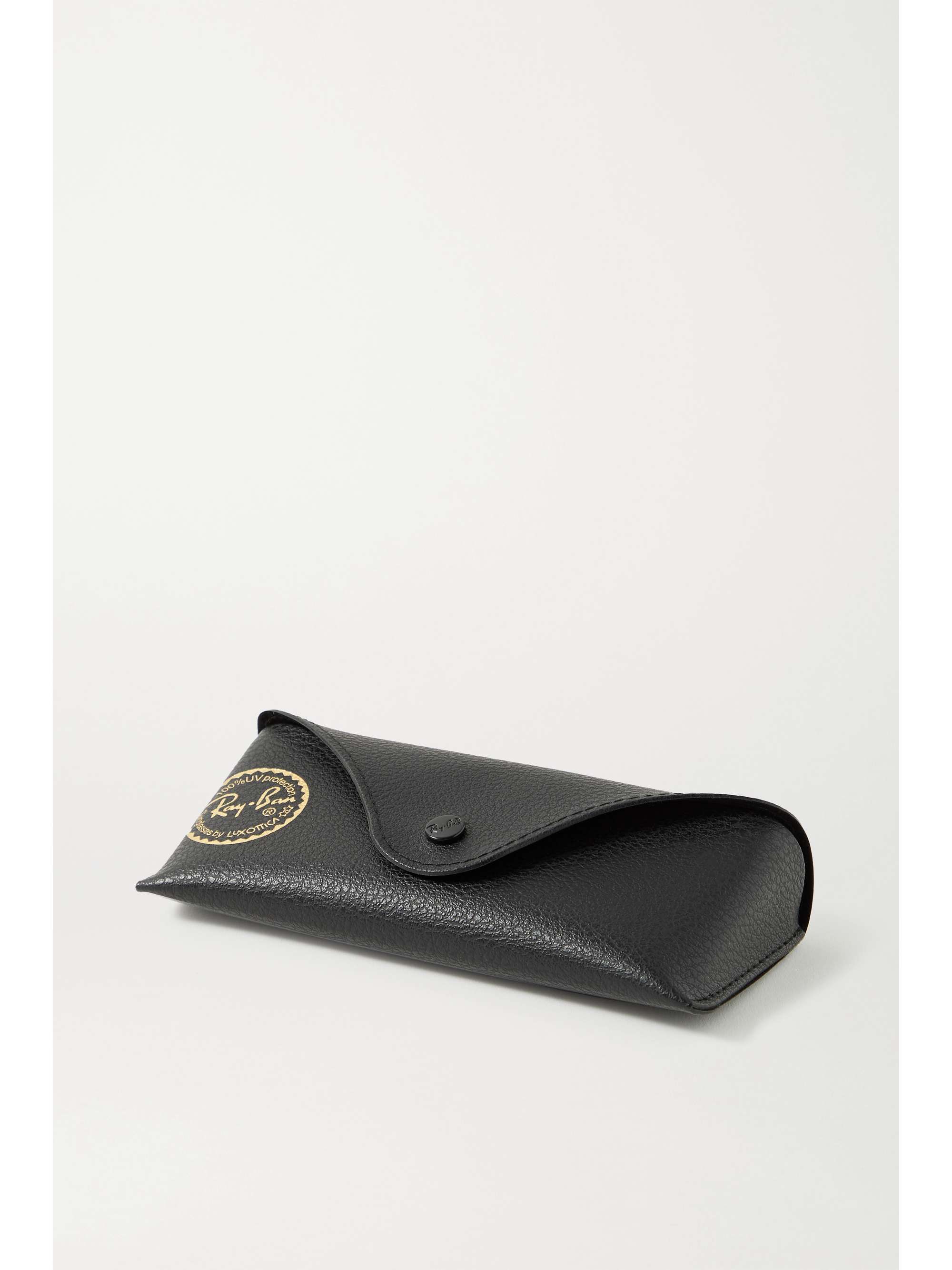 RAY-BAN Frank square-frame gold-tone sunglasses