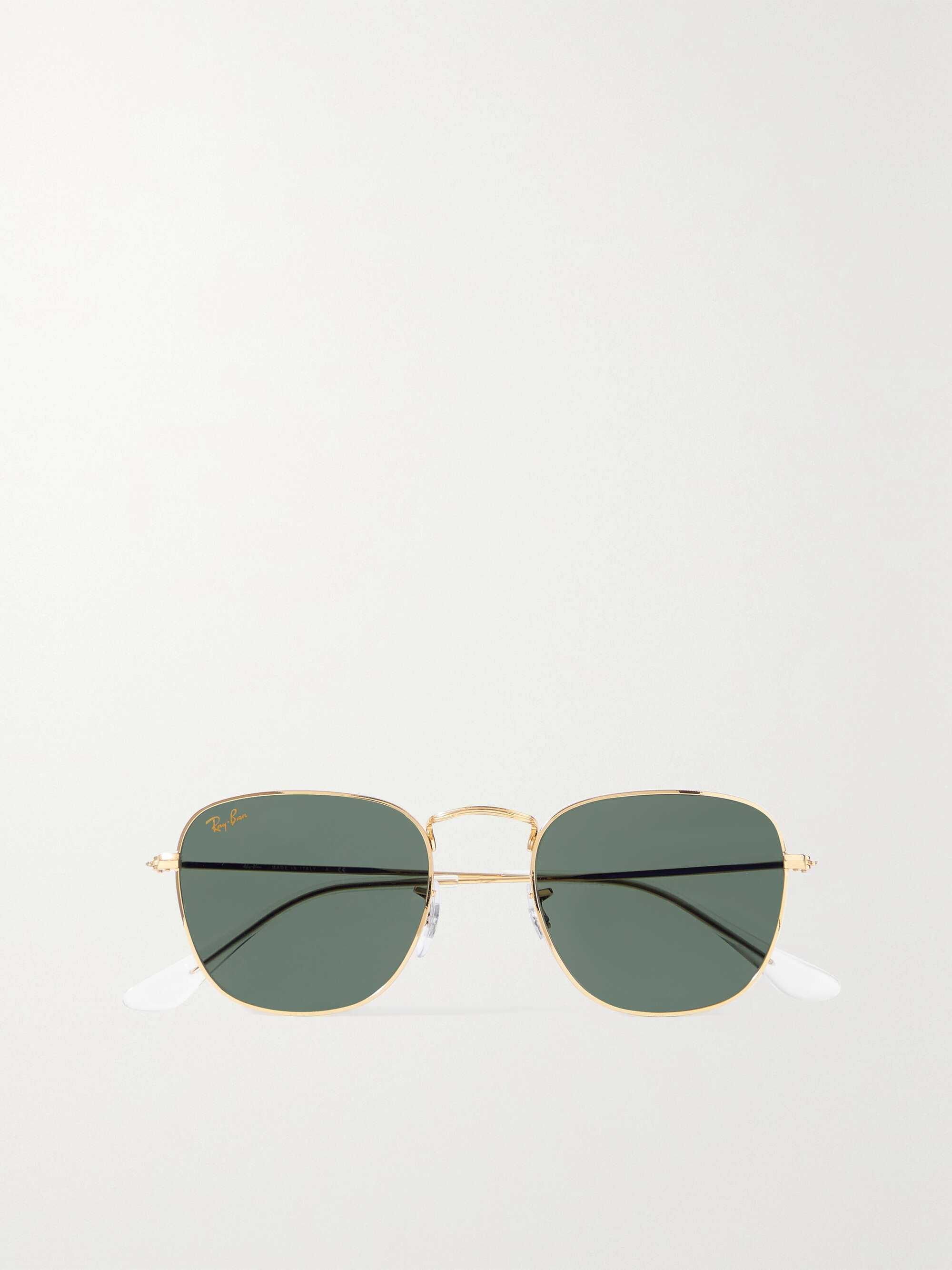 RAY-BAN Frank square-frame gold-tone sunglasses | NET-A-PORTER