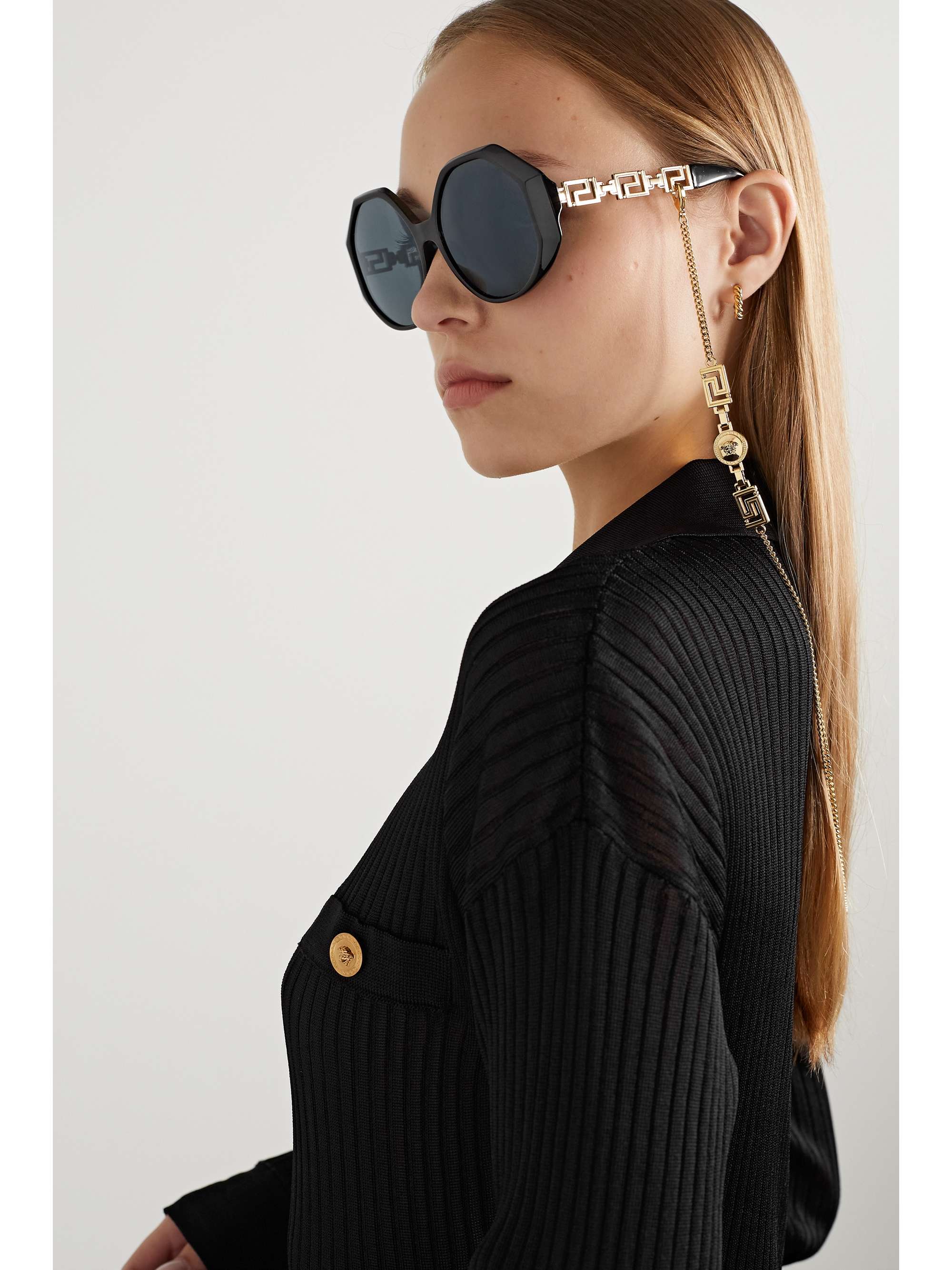 versace octagon sunglasses