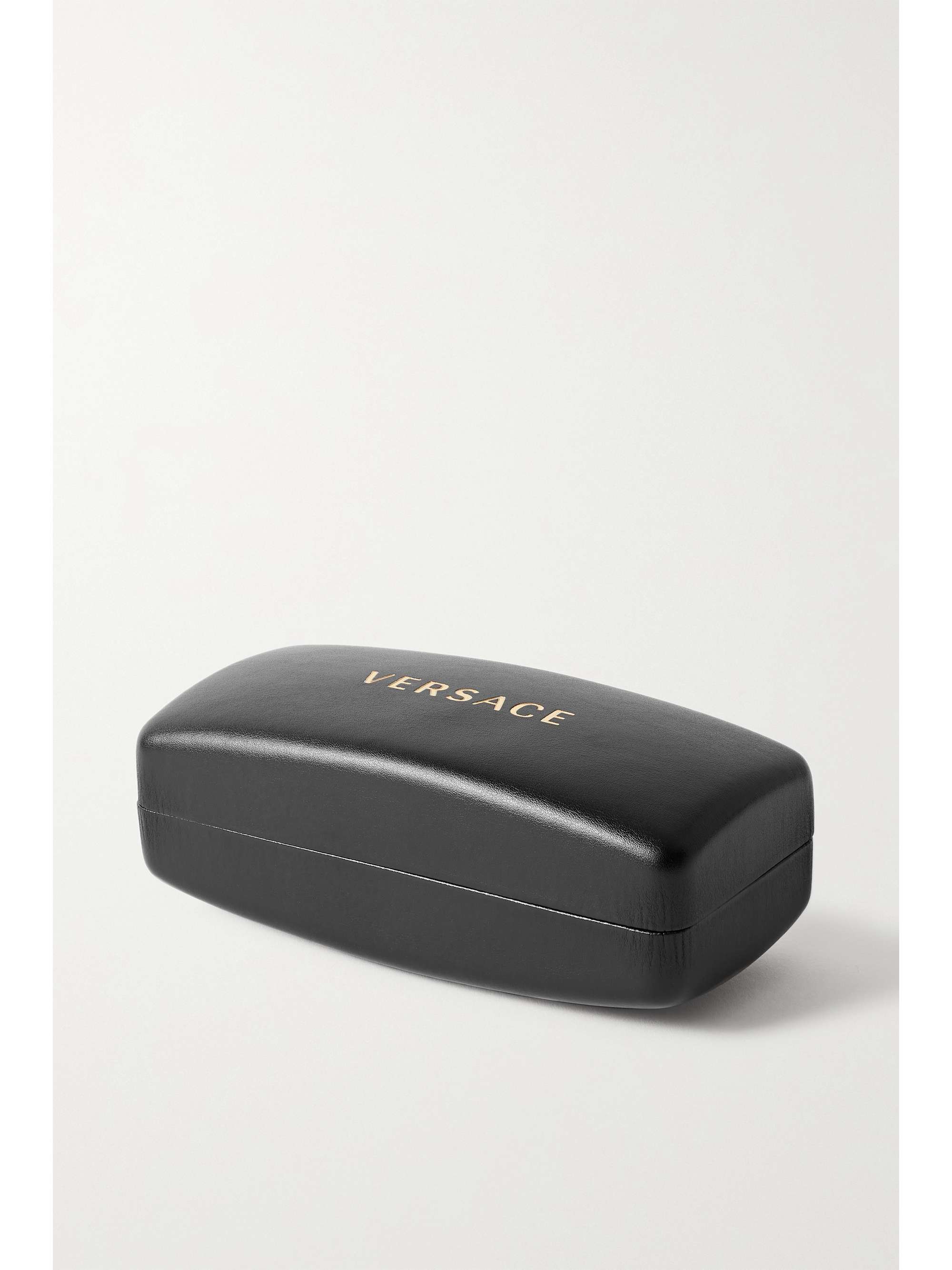 VERSACE EYEWEAR Aviator-style studded gold-tone sunglasses