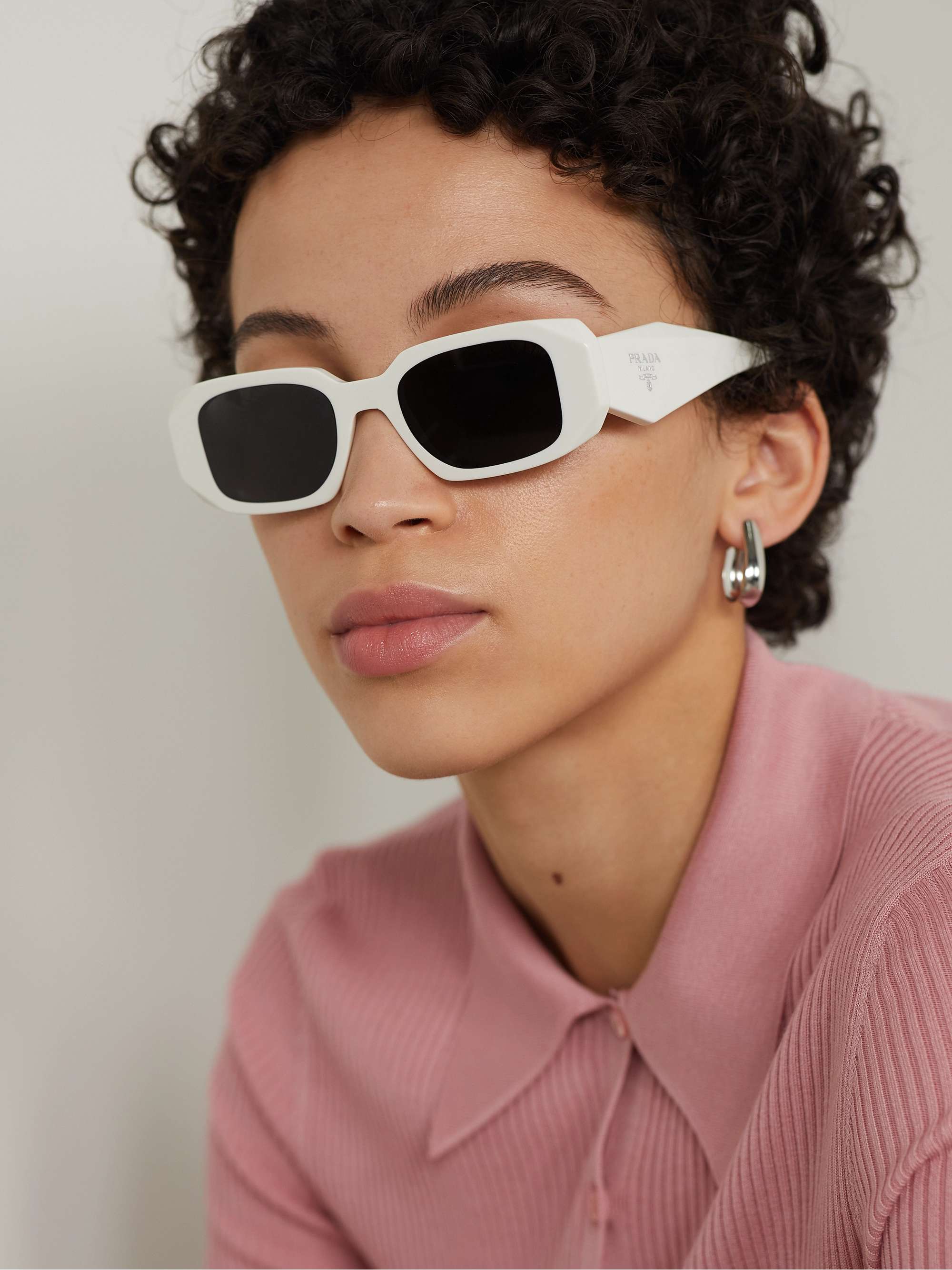 PRADA EYEWEAR Square-frame acetate sunglasses