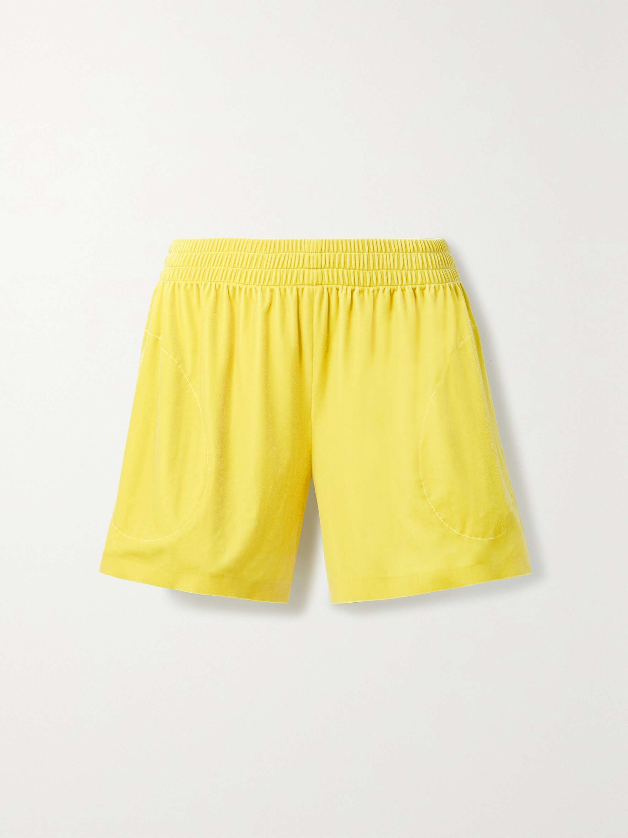 H&m velvet shorts sale