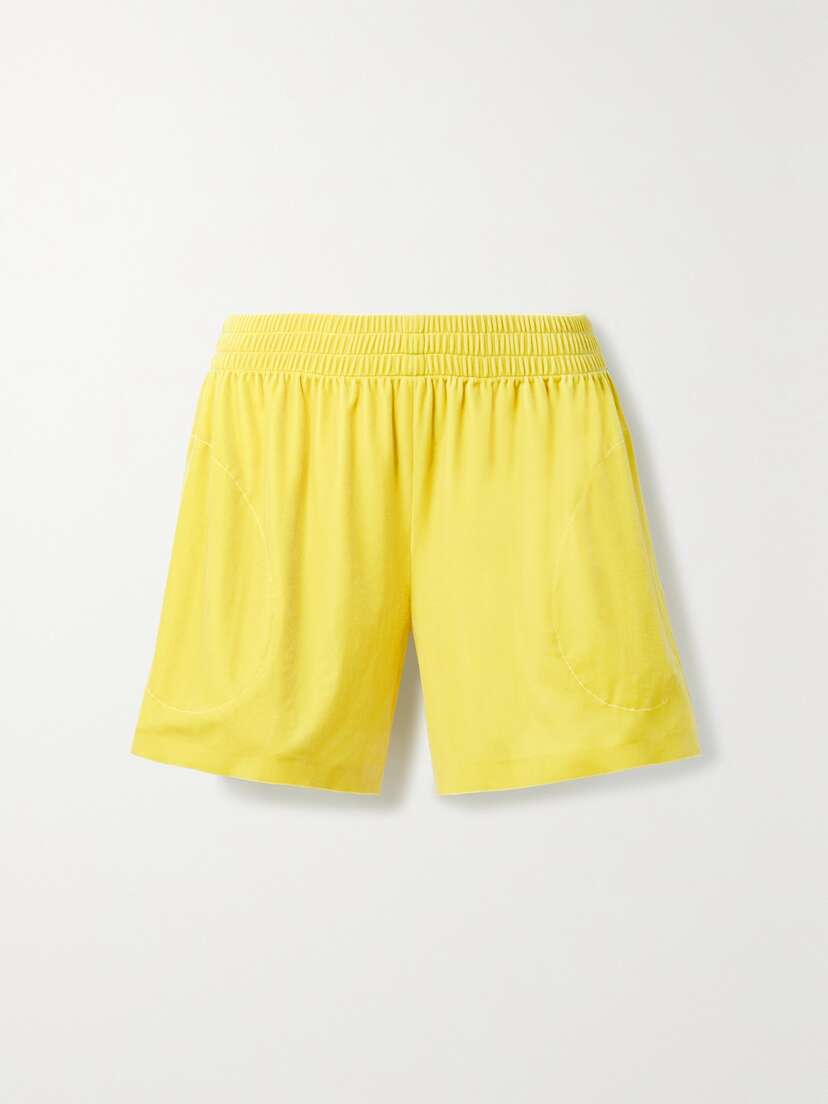 Norma Kamali Velvet Shorts - x large