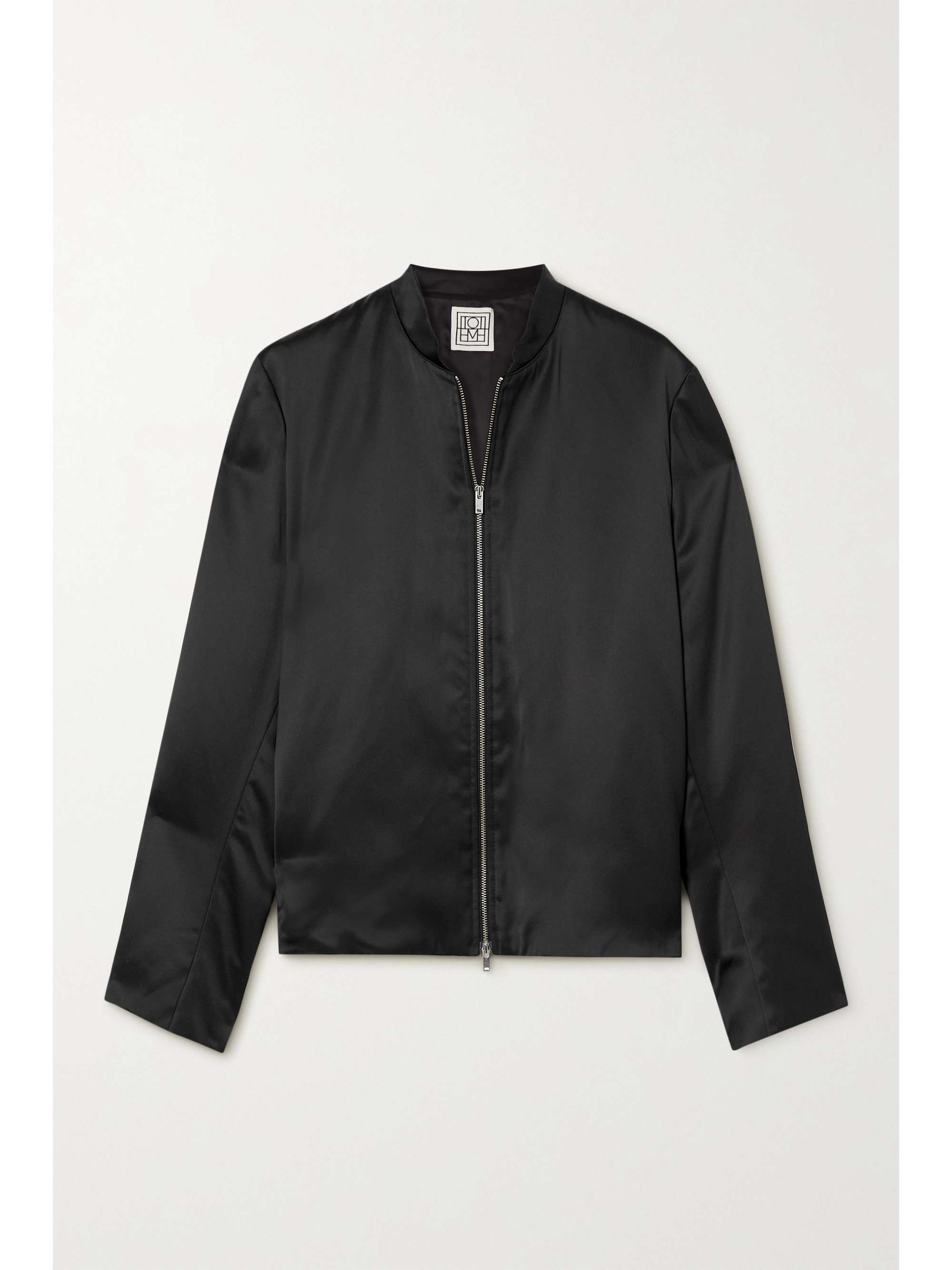 black satin jacket