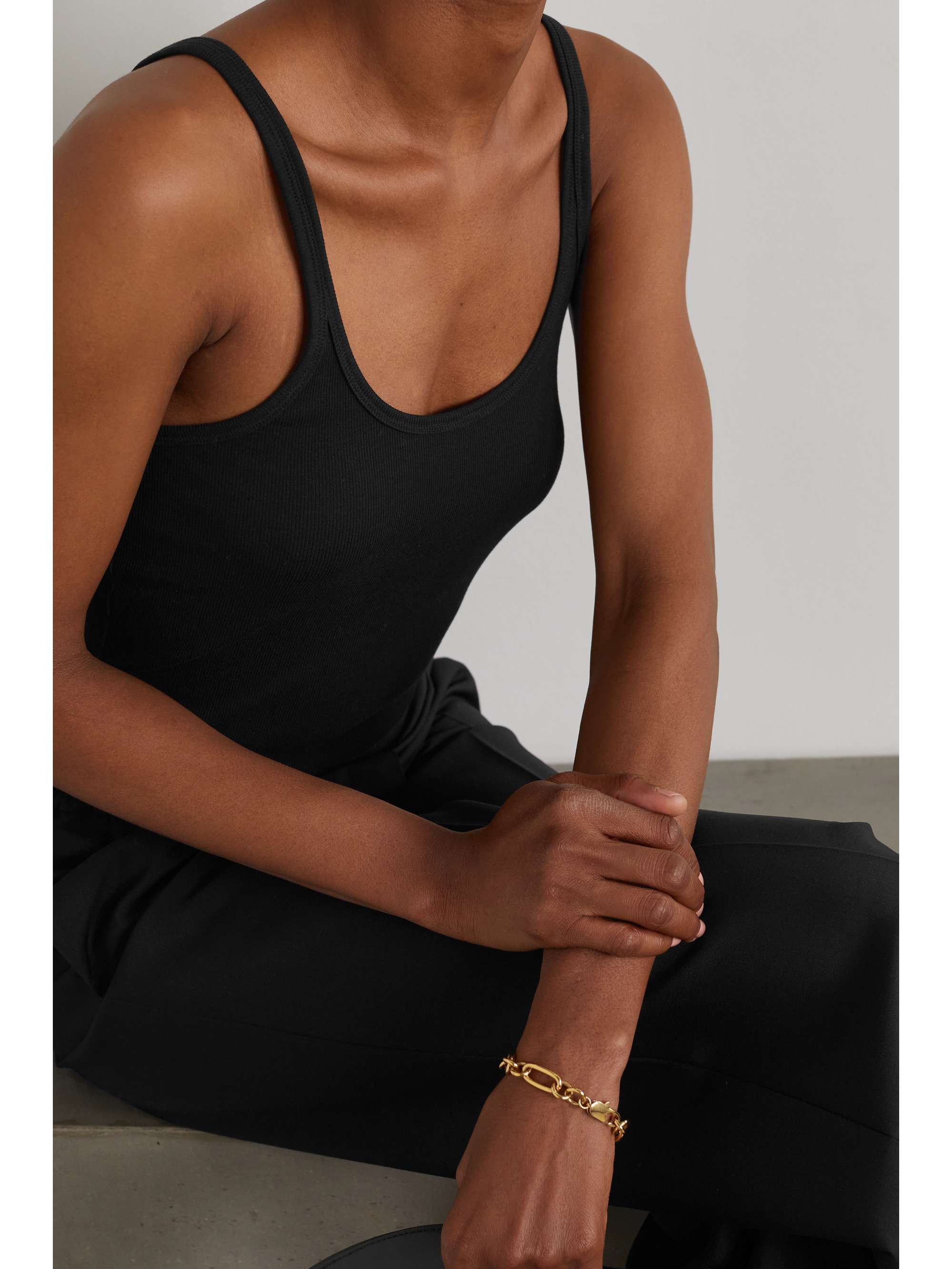TOTEME Stretch organic cotton-jersey tank
