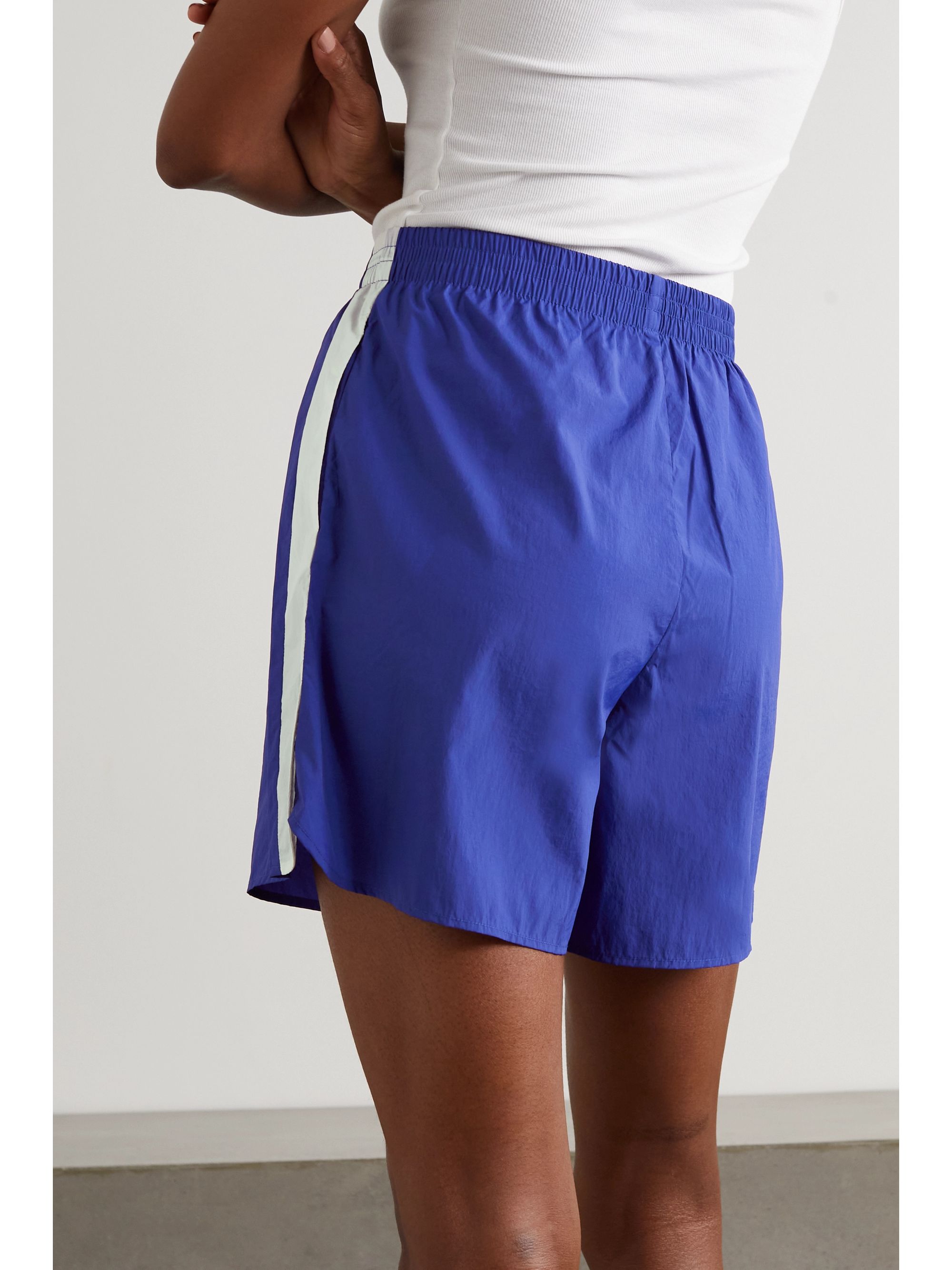 Blue rag shorts Clearance