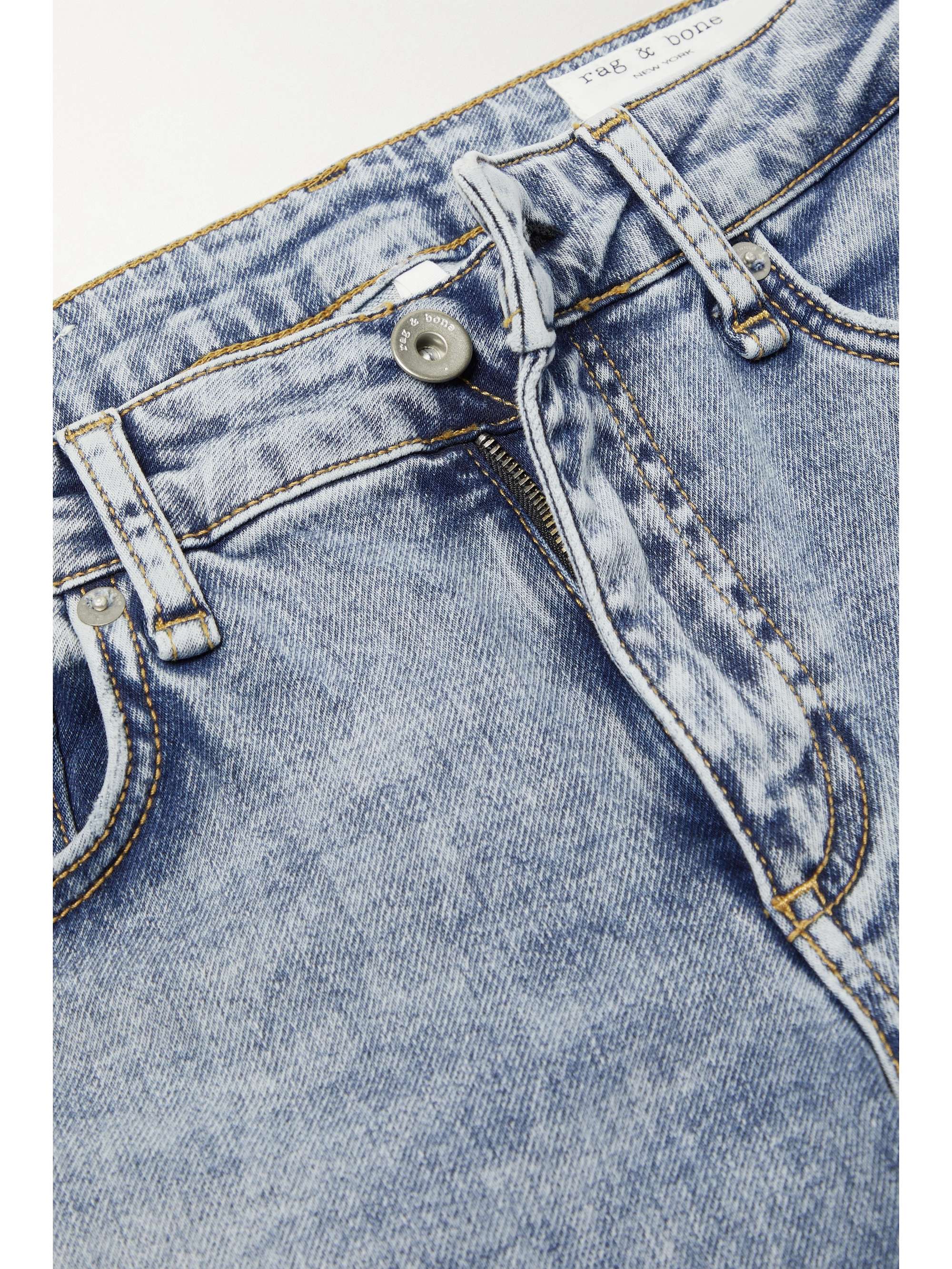Light denim Dre low-rise slim boyfriend 