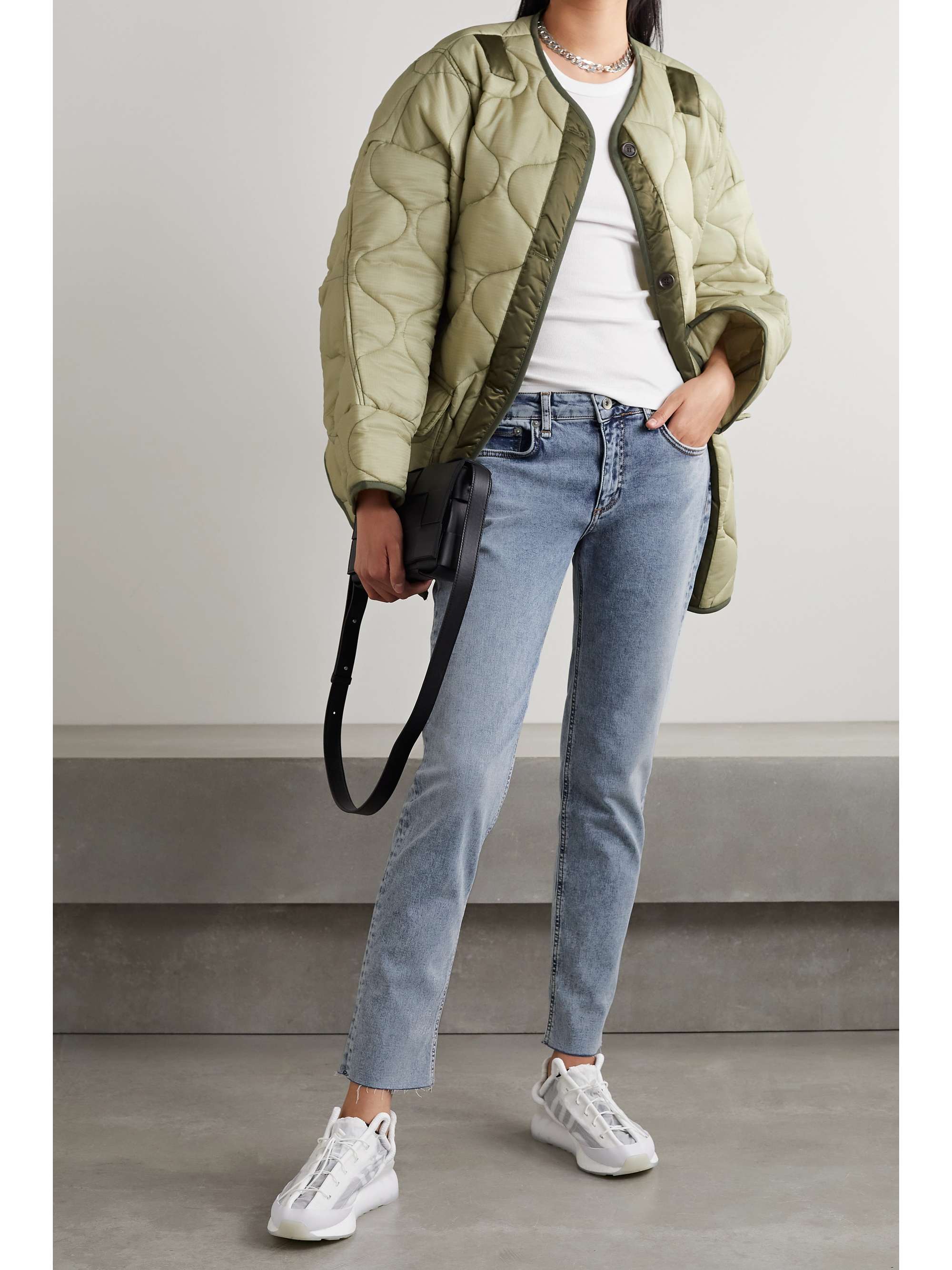 Light denim Dre low-rise slim boyfriend 