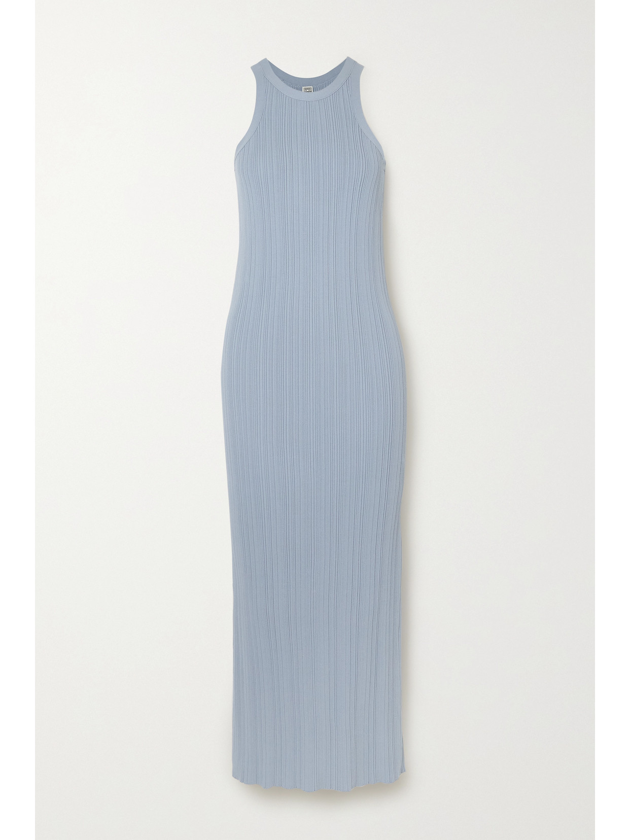 Totme Espera Ribbed-knit Dress In Blue | ModeSens