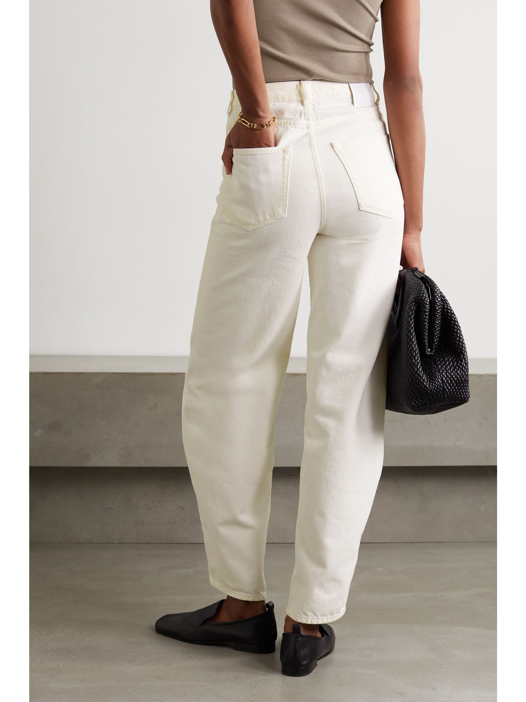 Offwhite Barrel organic highrise straightleg jeans TOTÊME NETA