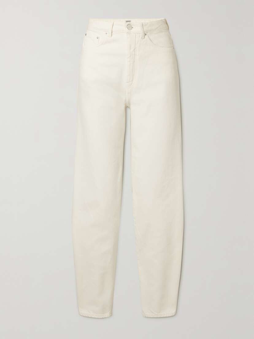 TOTEME + Net Sustain Barrel High-rise Straight-leg Organic Jeans