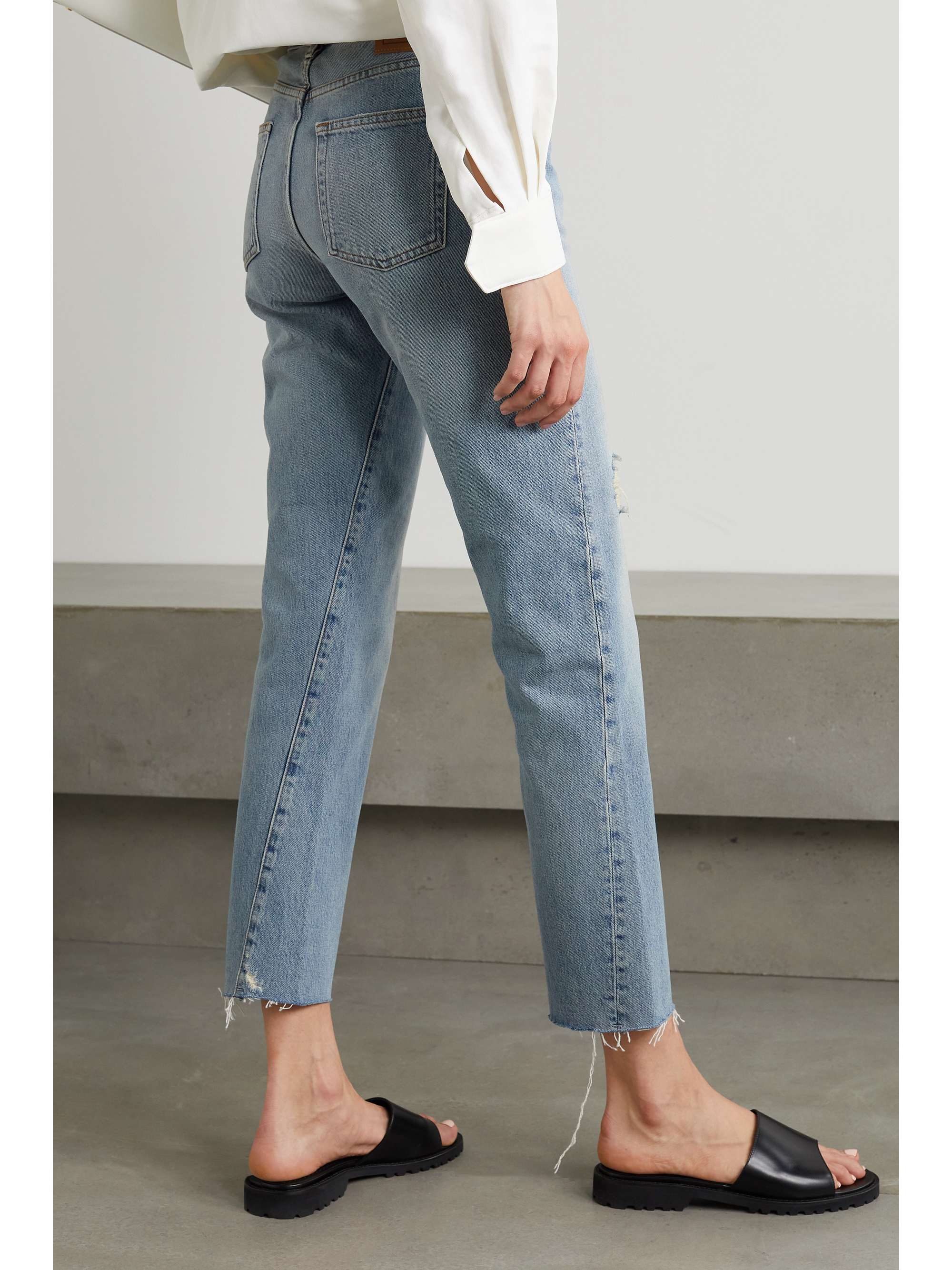 Light denim Original distressed mid 