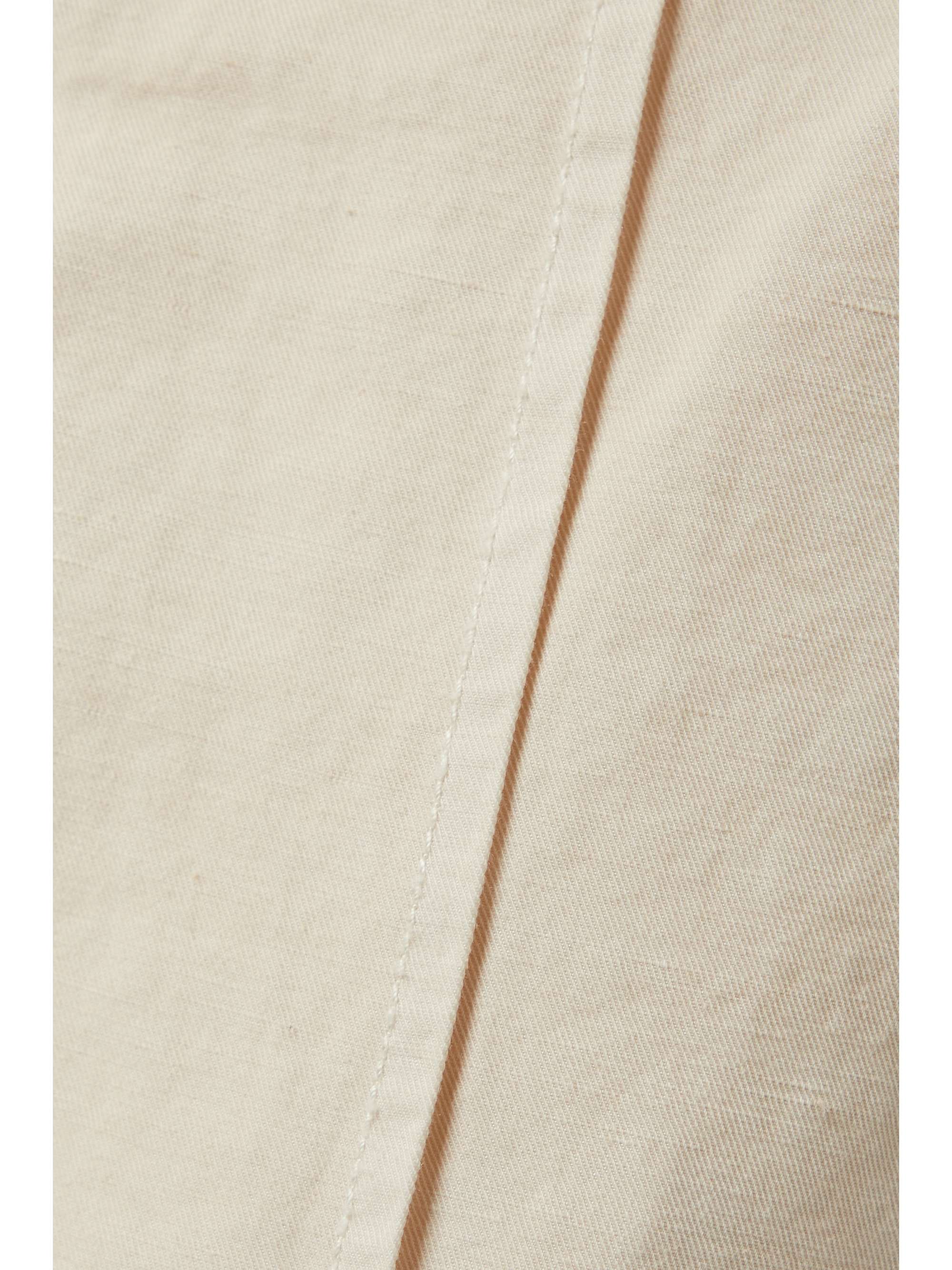 ALEX MILL Cotton and linen-blend straight-leg pants