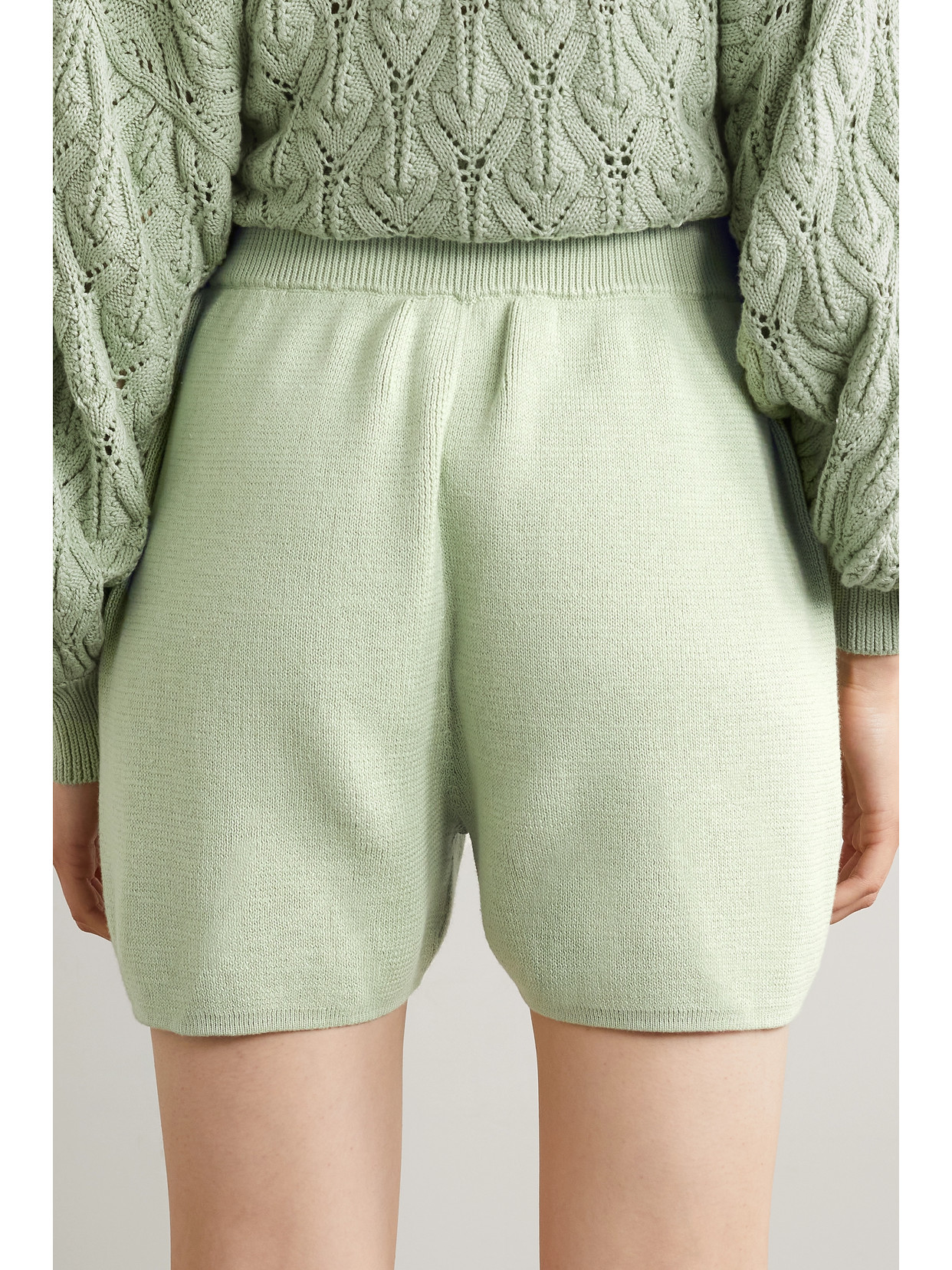 Mr Mittens Lounge Shorts In Sage In Light Green