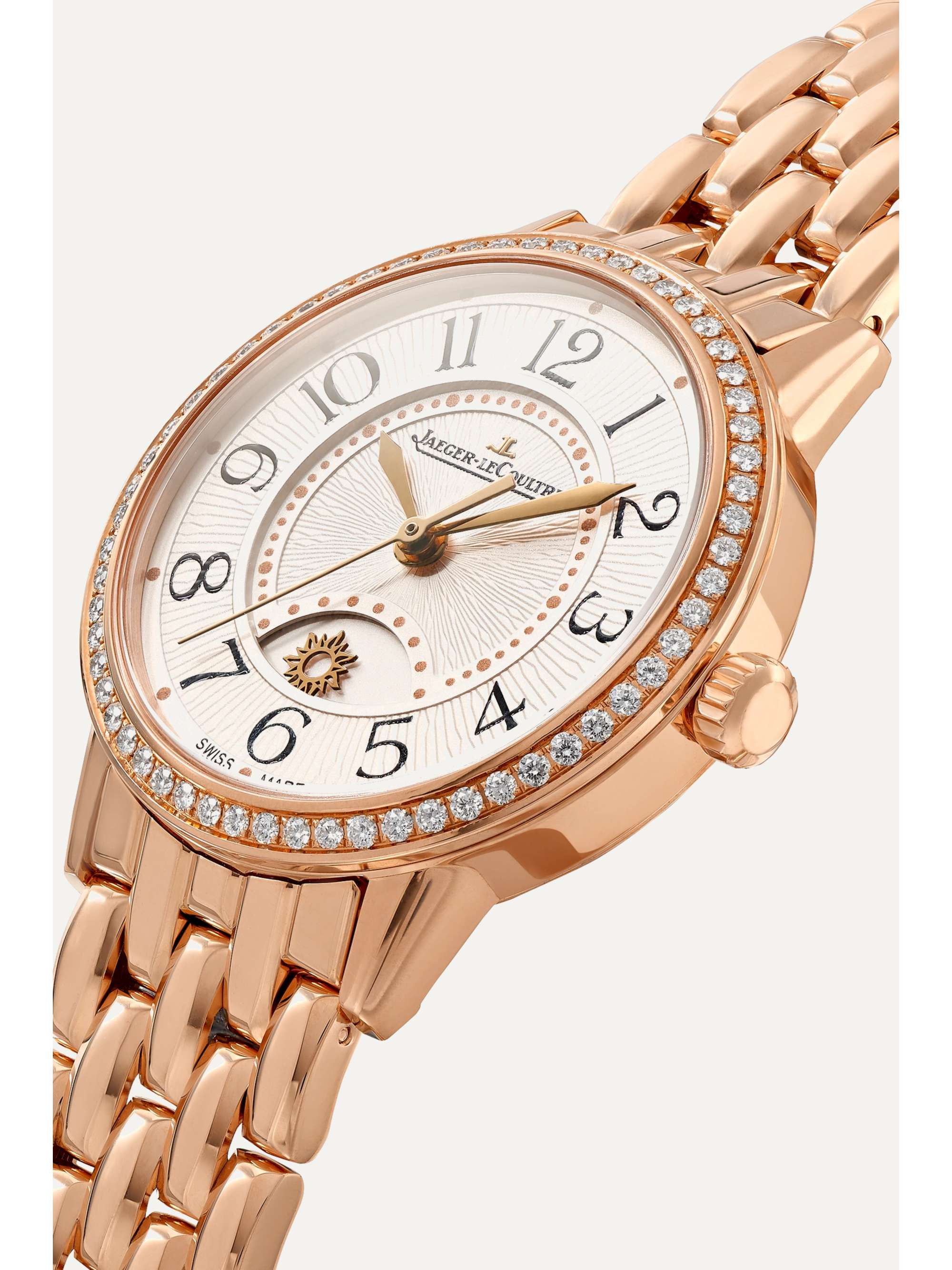 JAEGER LECOULTRE Rendez-Vous Night & Day 29mm small rose gold and diamond watch