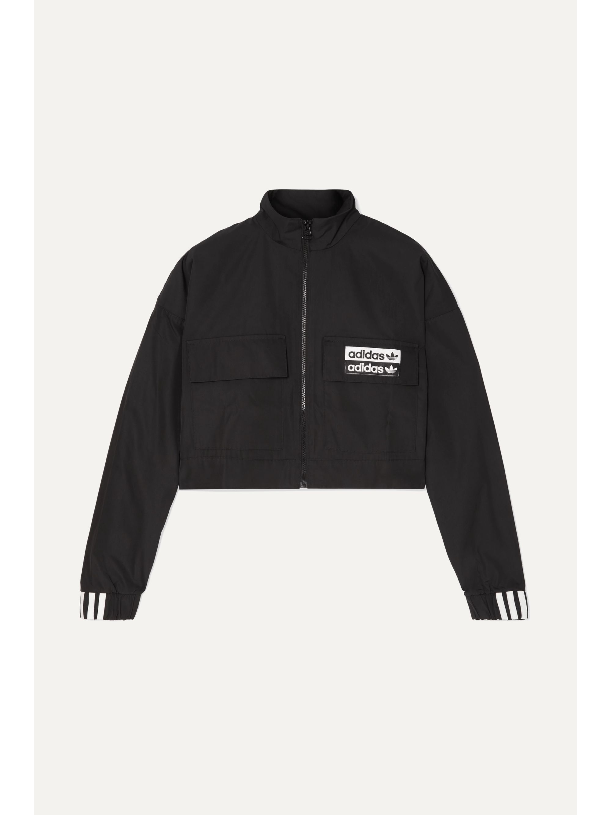 cropped adidas coat