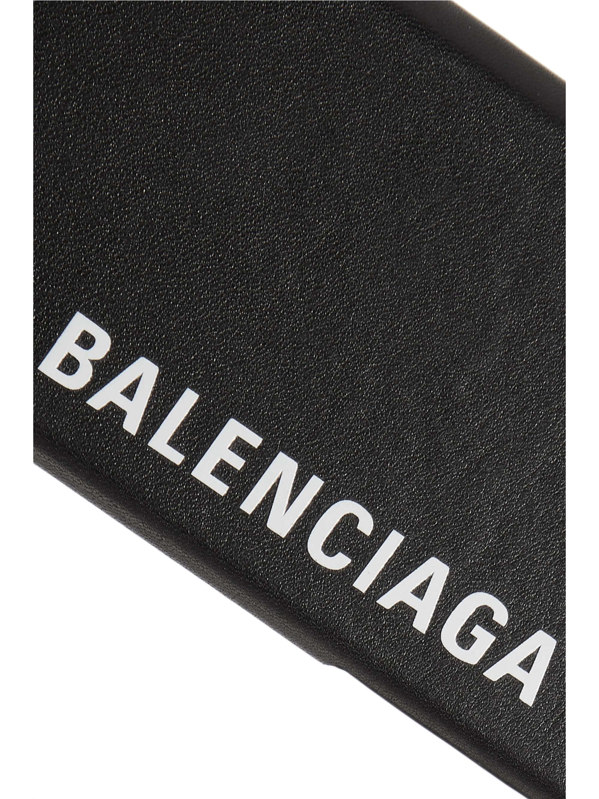 BALENCIAGA Printed textured-leather iPhone 7 and 8 case