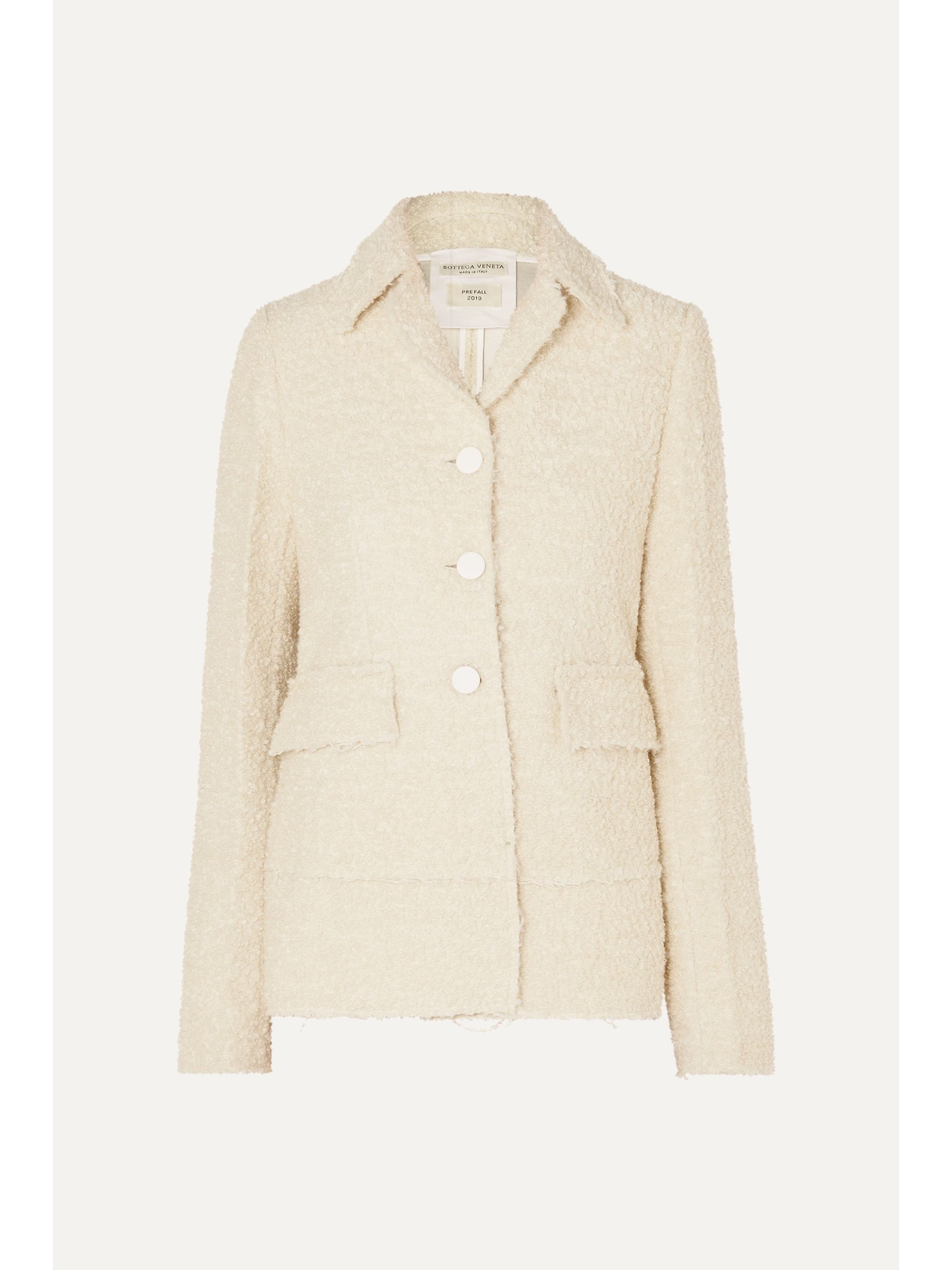 cream boucle jacket