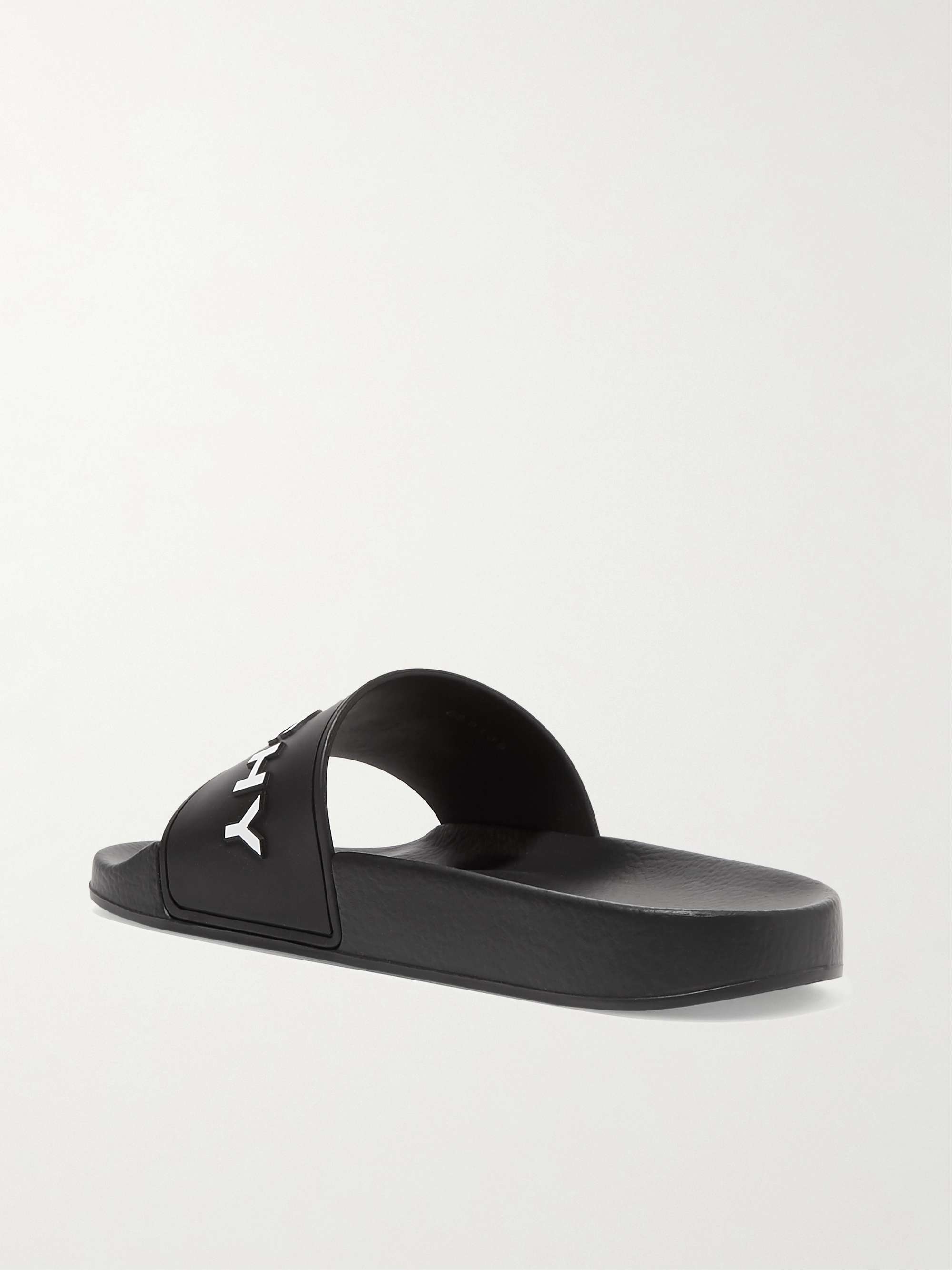 GIVENCHY Logo-print rubber slides