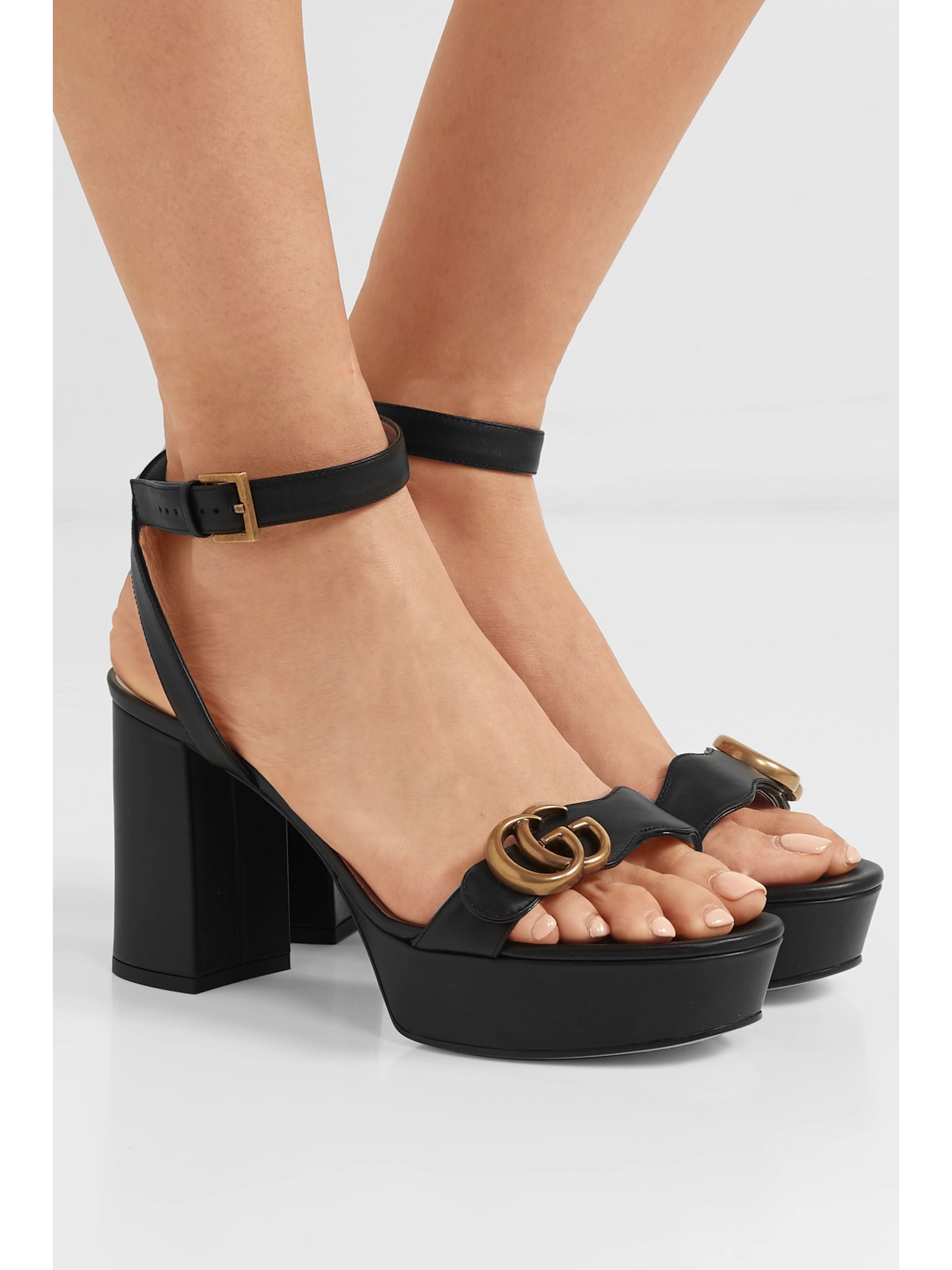 gucci platform heels