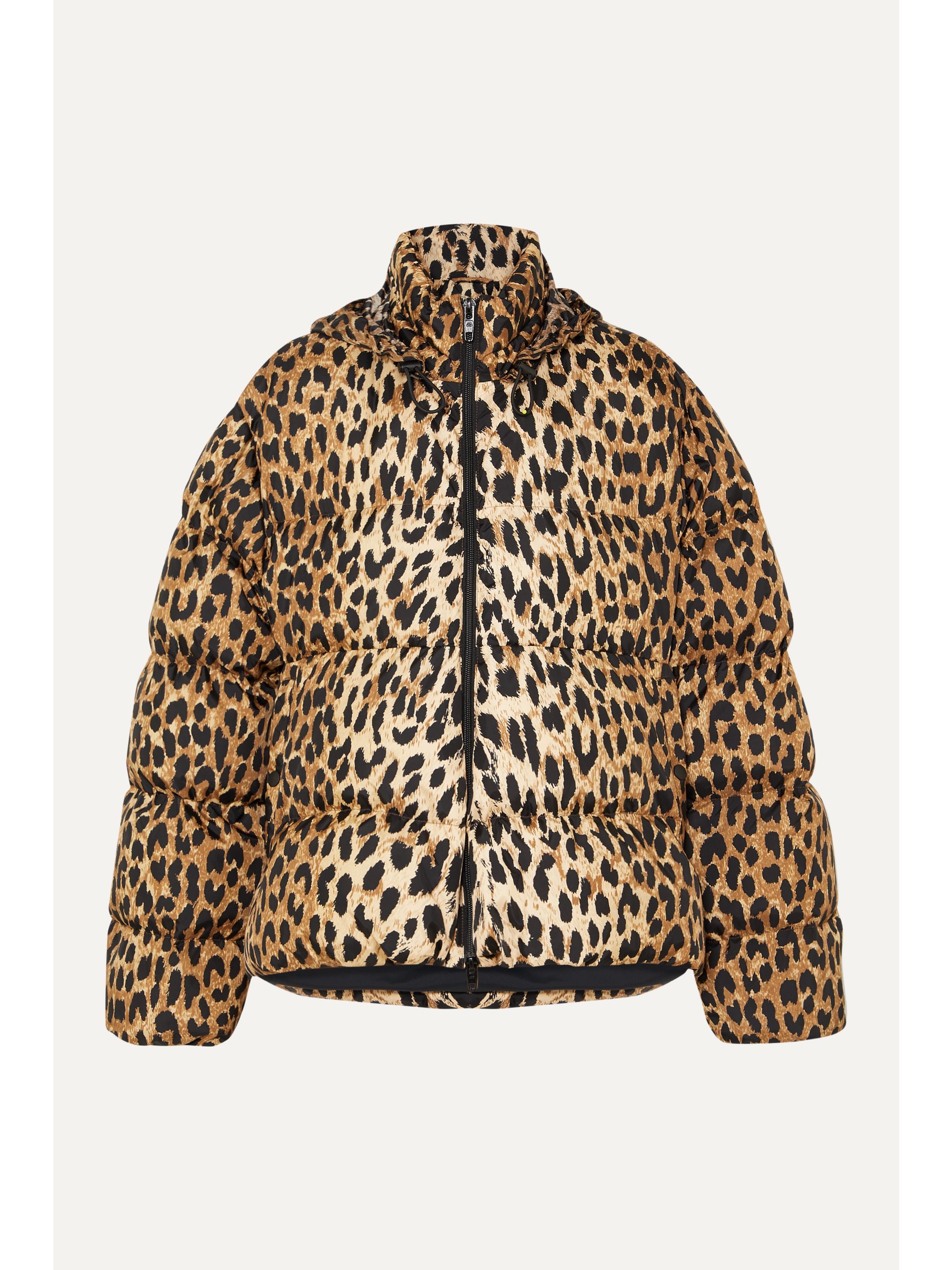 Balenciaga leopard puffer jacket Clearance