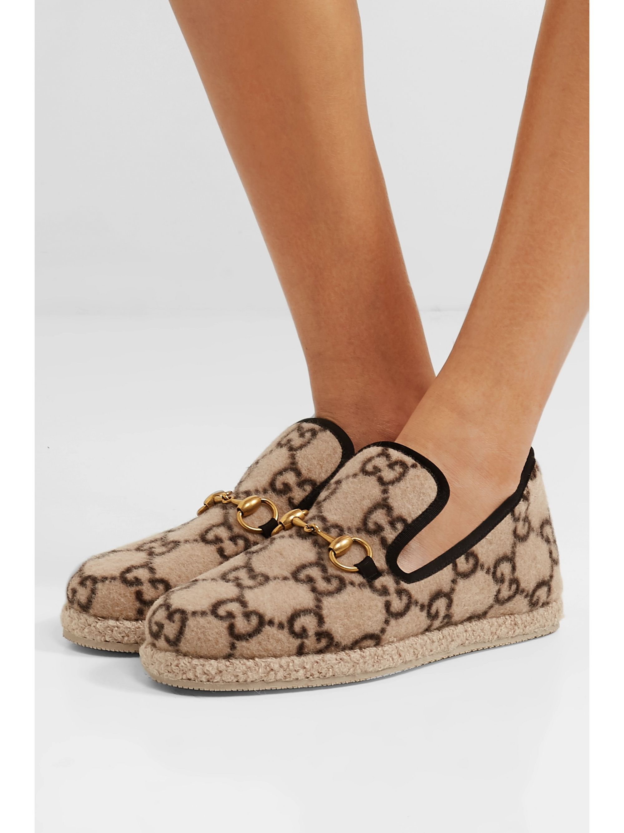 gucci wool loafers