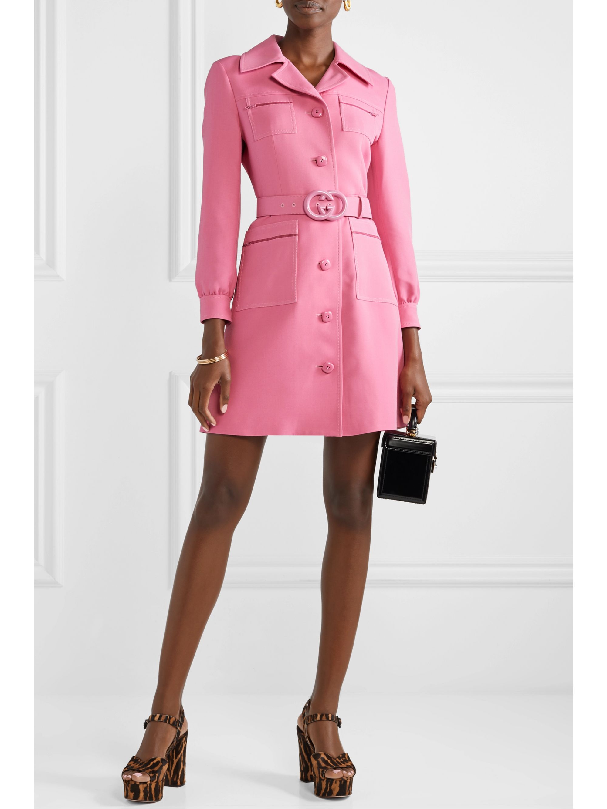gucci wool dress