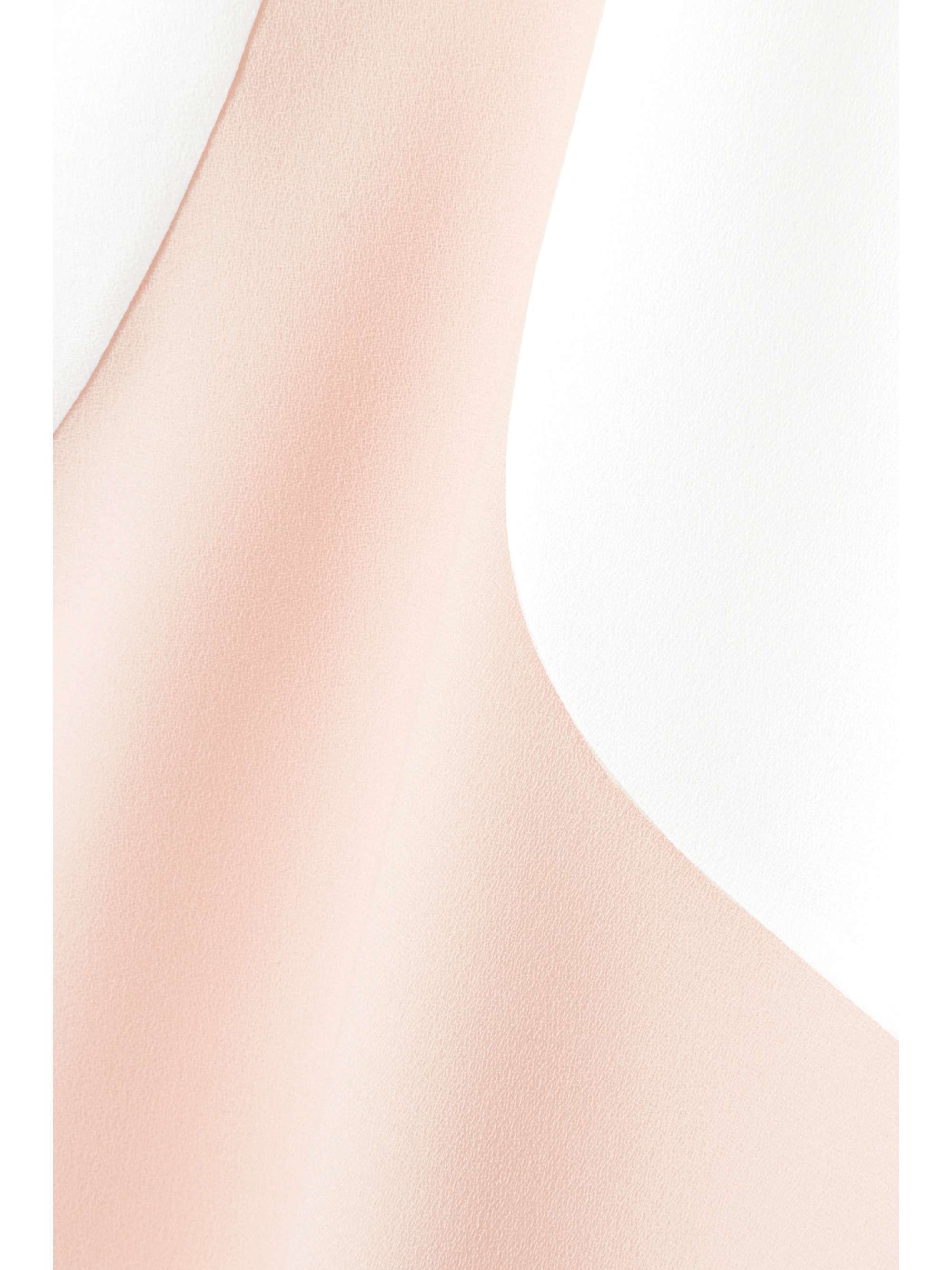 GIVENCHY Two-tone wool-crepe mini dress