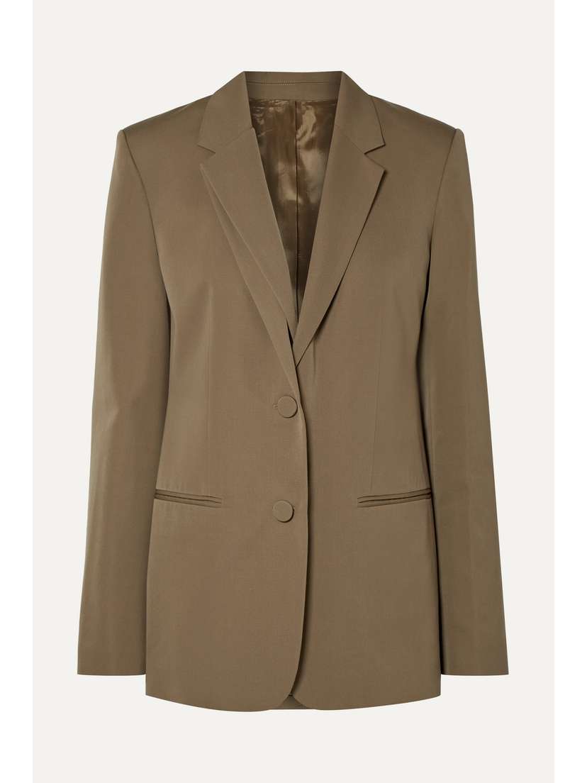 Helmut Lang Layered Wool-twill Blazer