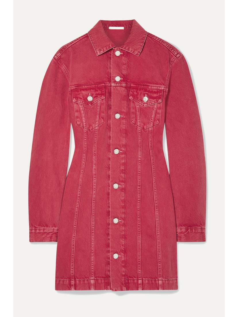 Helmut Lang Denim Mini Dress