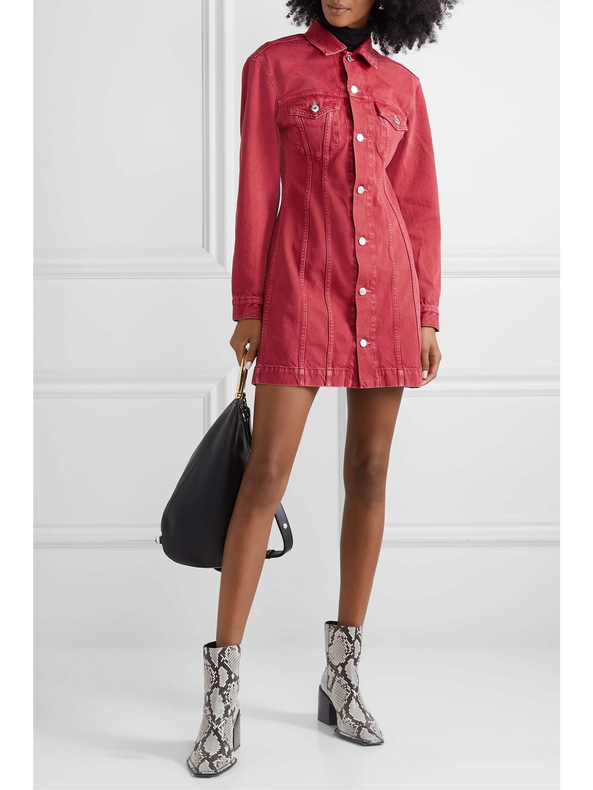 HELMUT LANG Denim mini dress