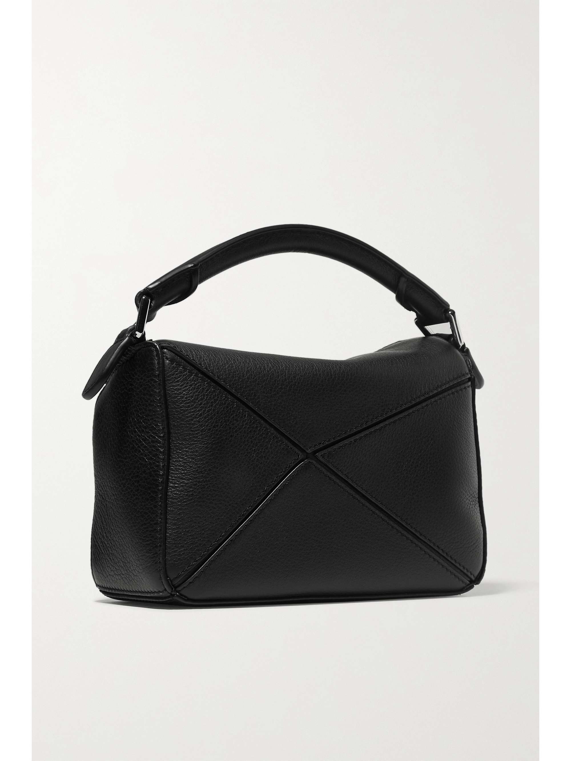 LOEWE Puzzle mini textured-leather shoulder bag