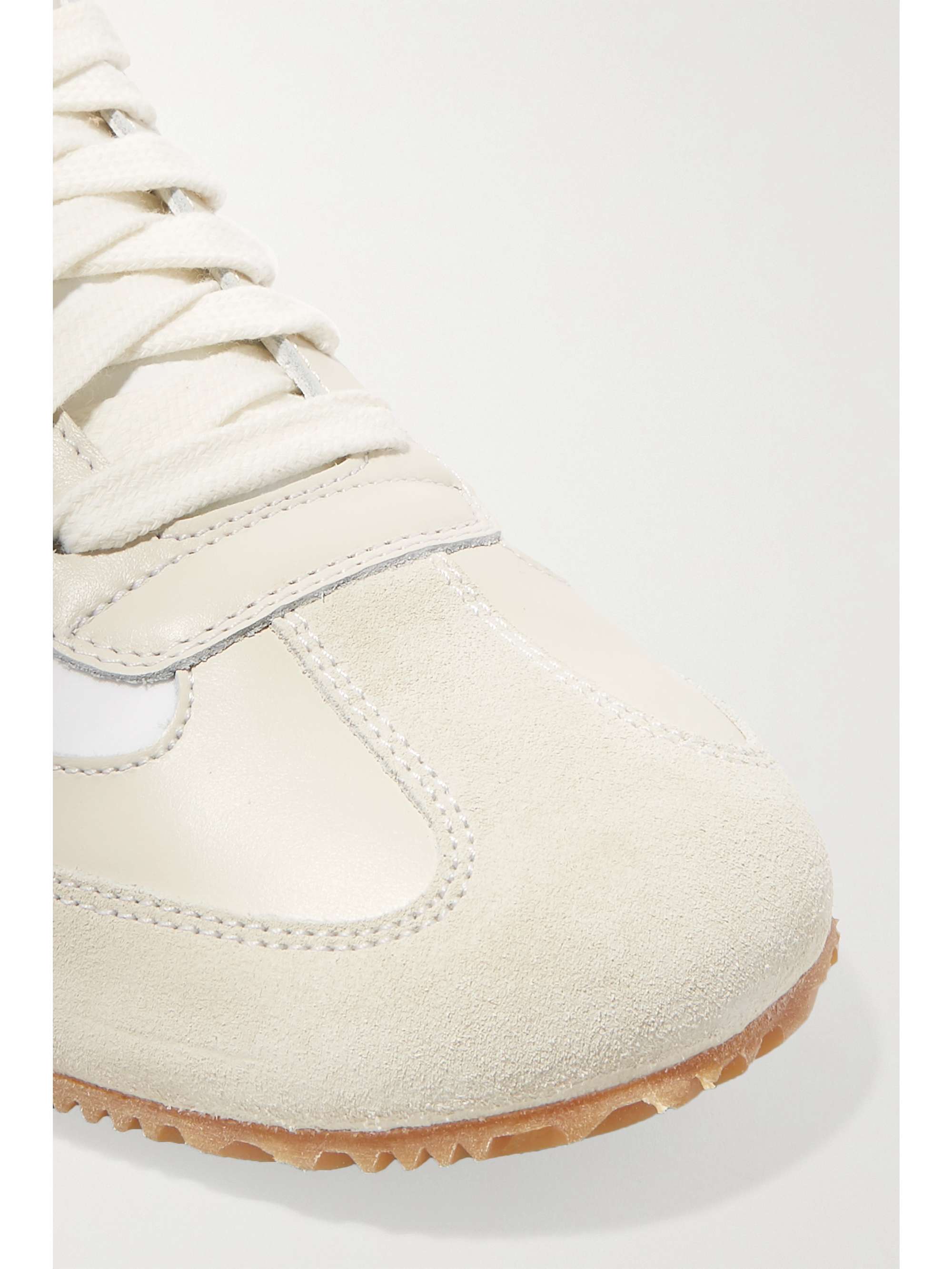LOEWE Suede and leather sneakers