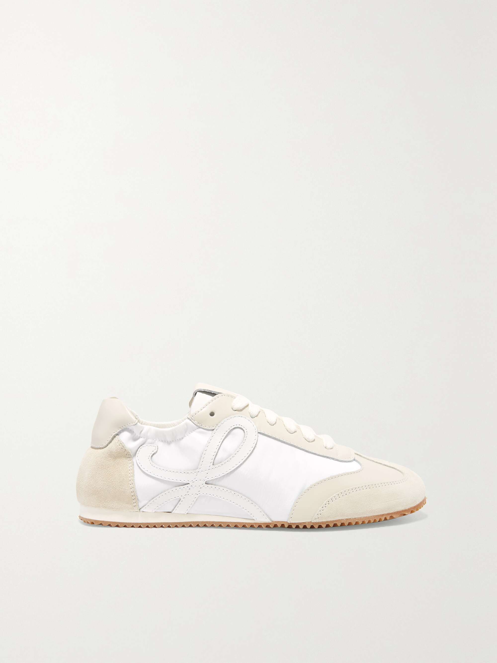 LOEWE Suede and leather sneakers | NET-A-PORTER