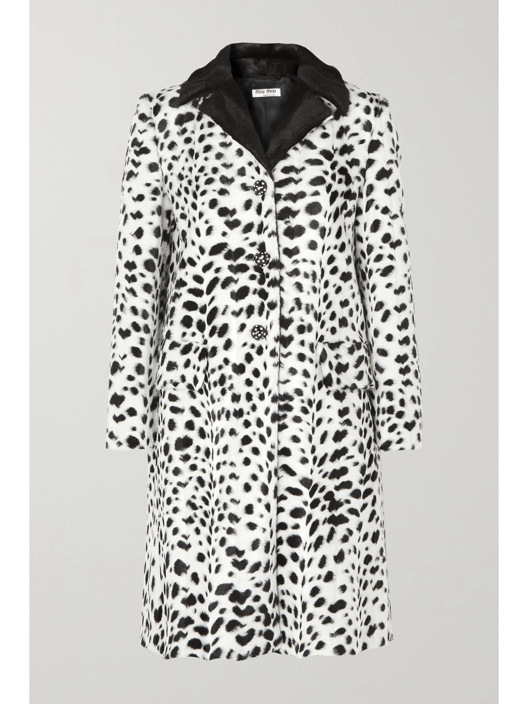dalmatian fur coat