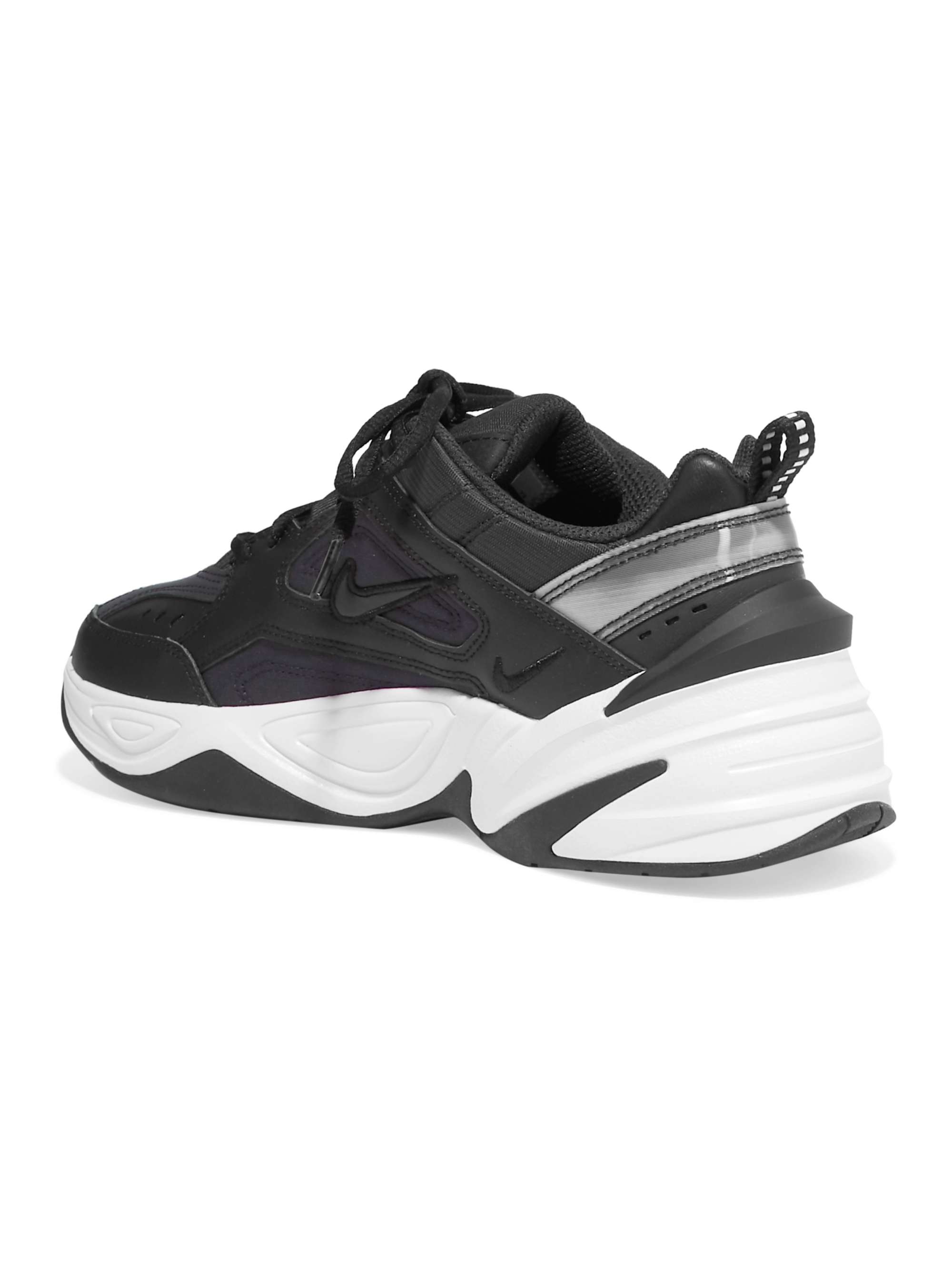 m2k tekno leather and mesh sneakers