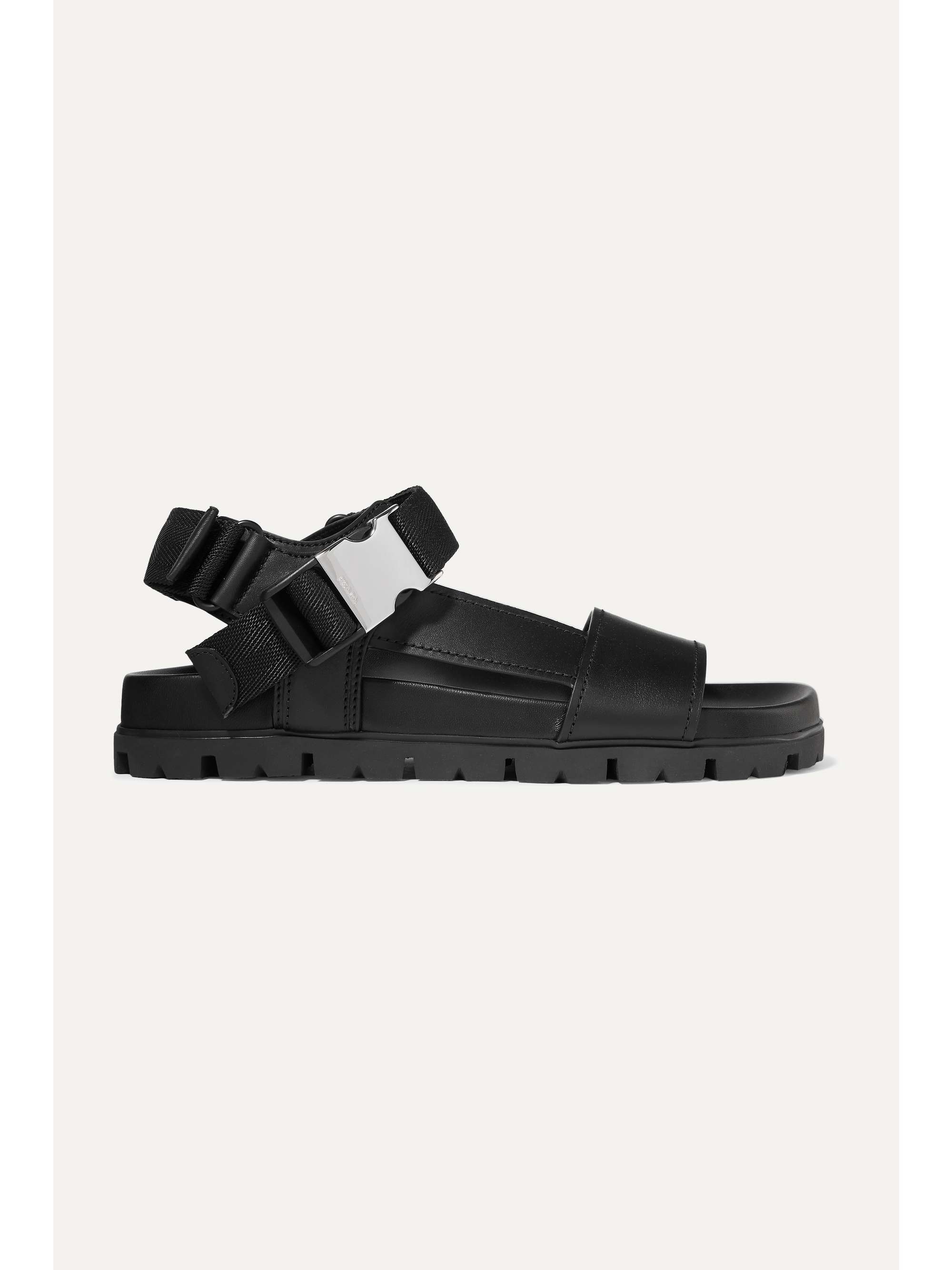 prada sandals black