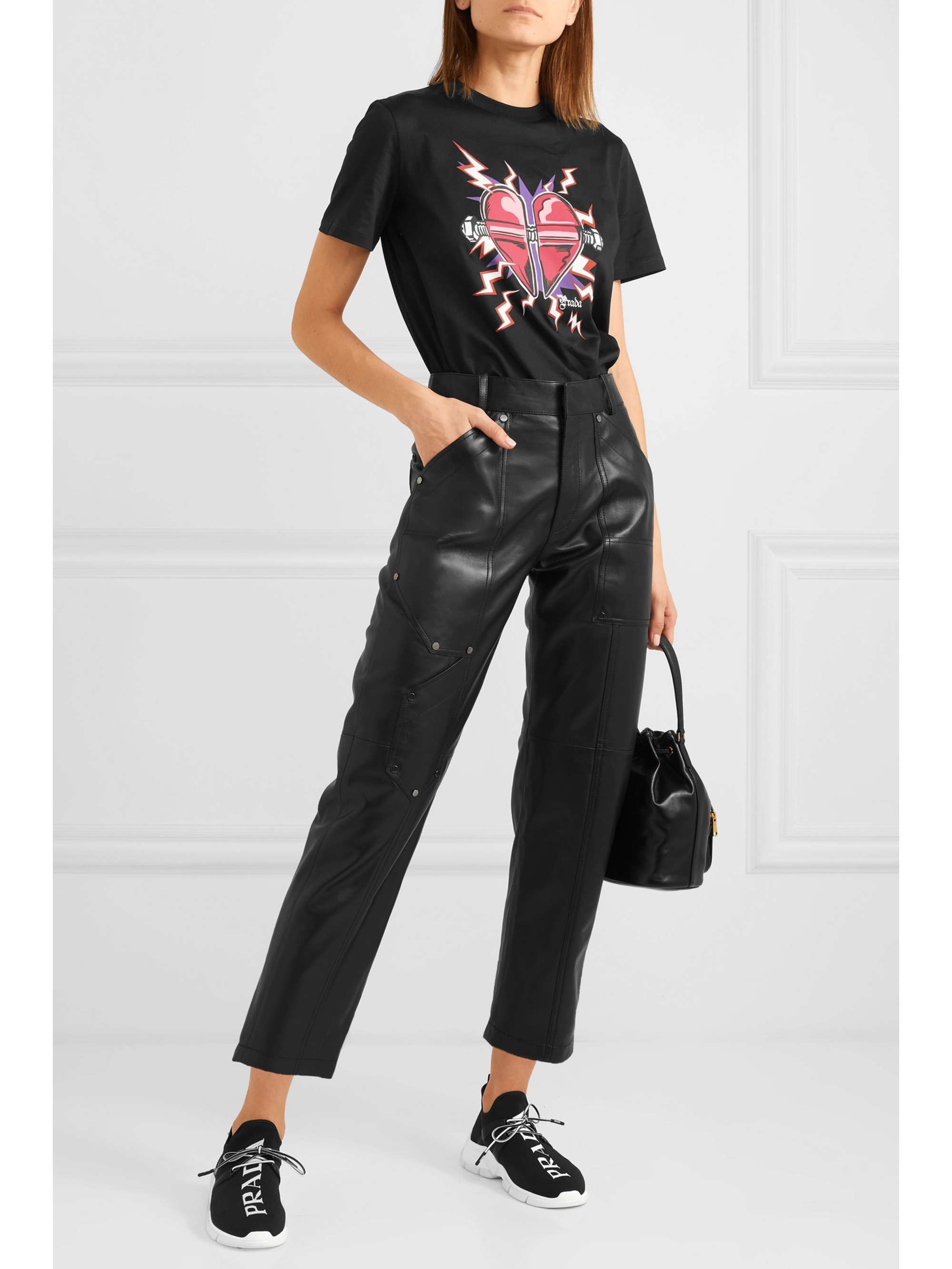 prada sneaker outfit