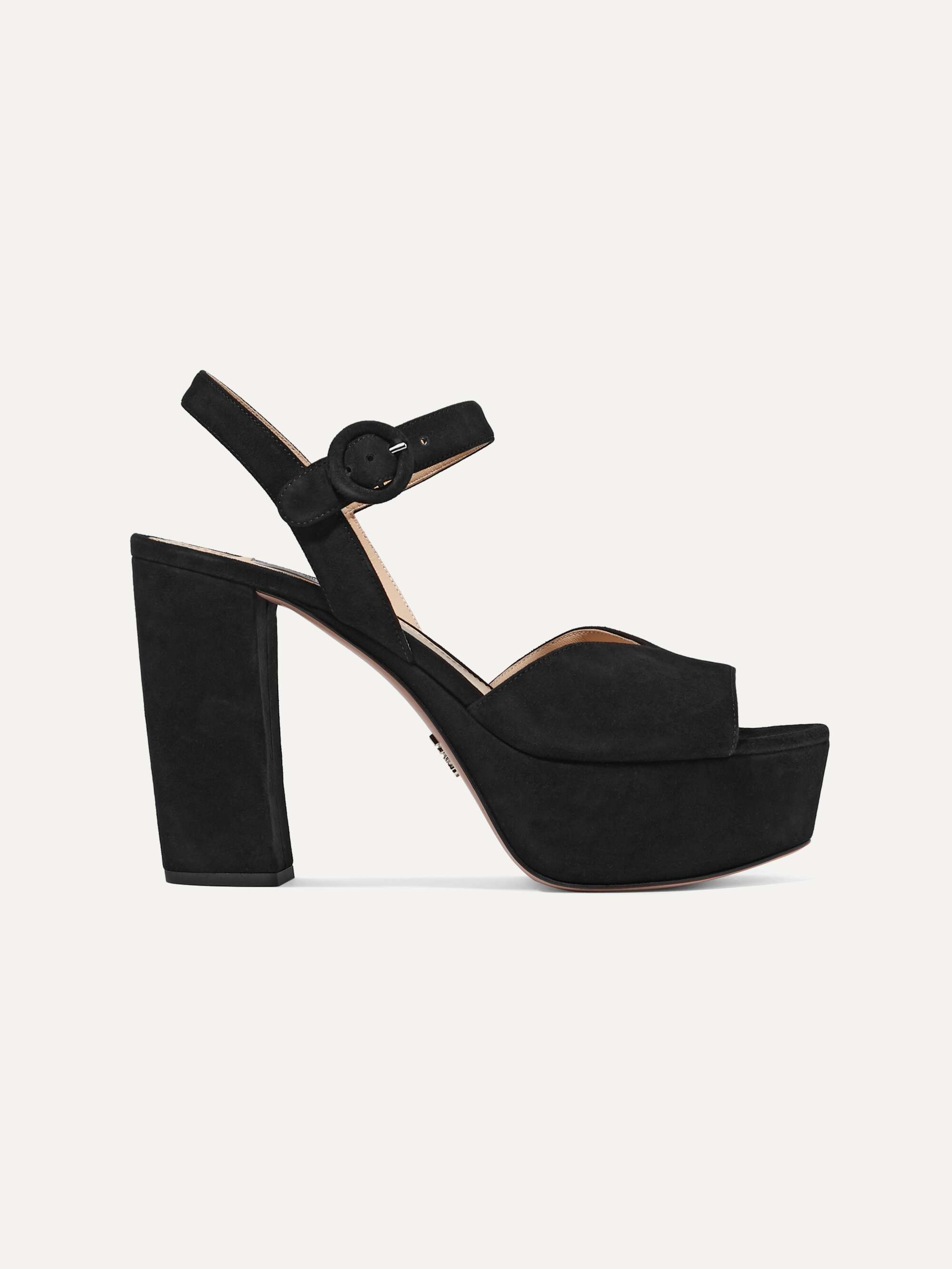 prada black sandals