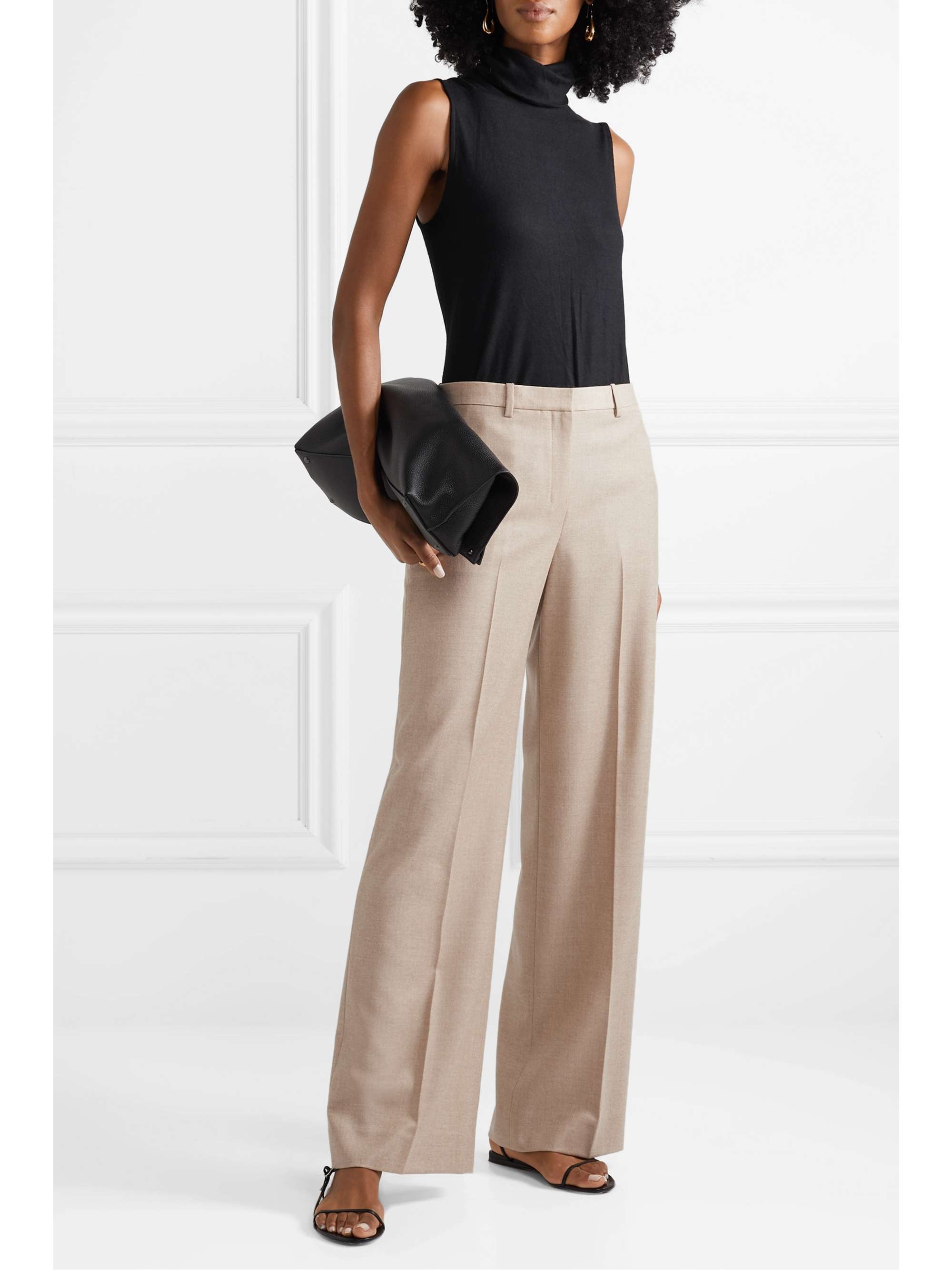 THEORY Wool wide-leg pants