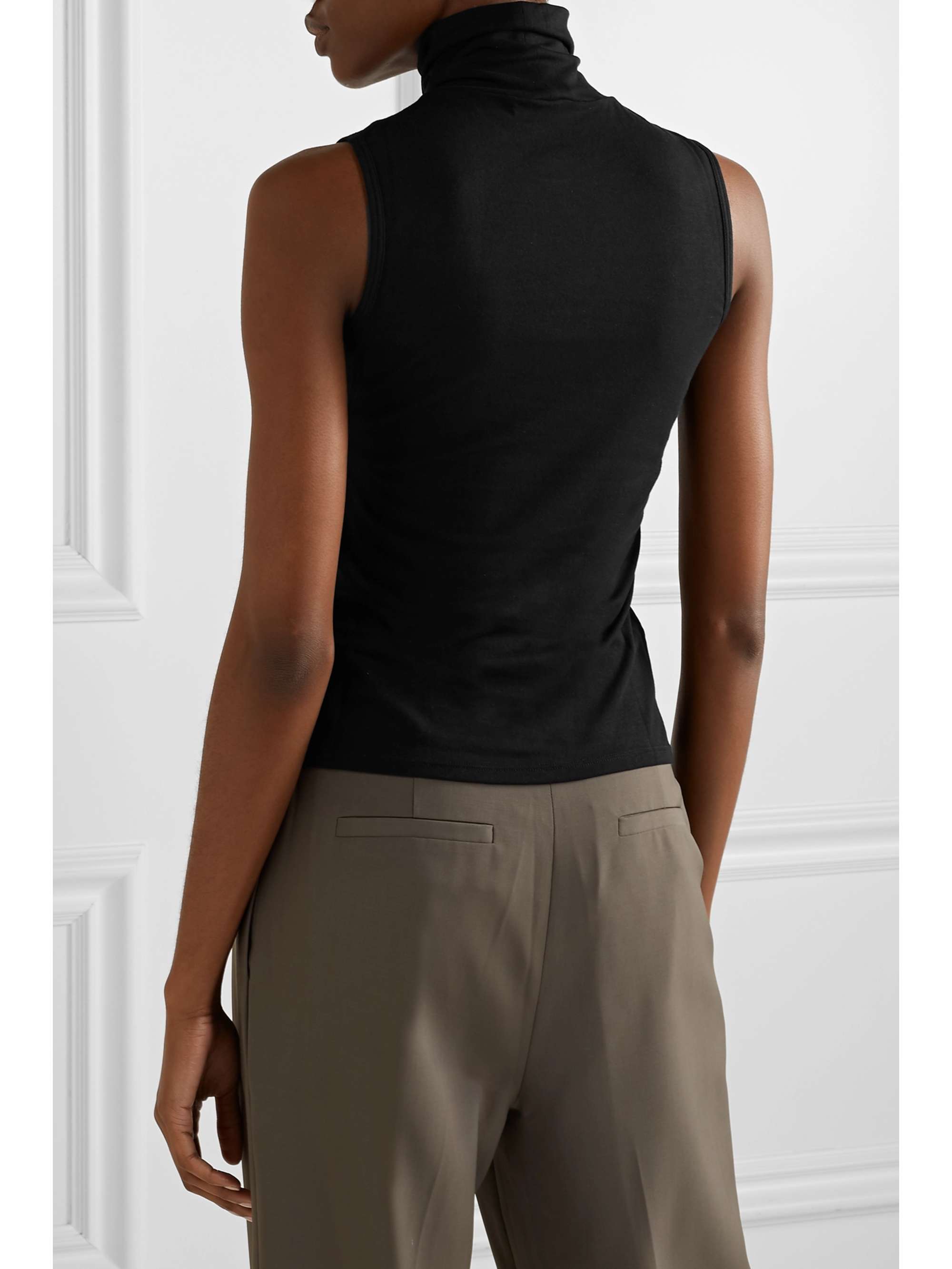 THEORY Wendel stretch-jersey turtleneck top